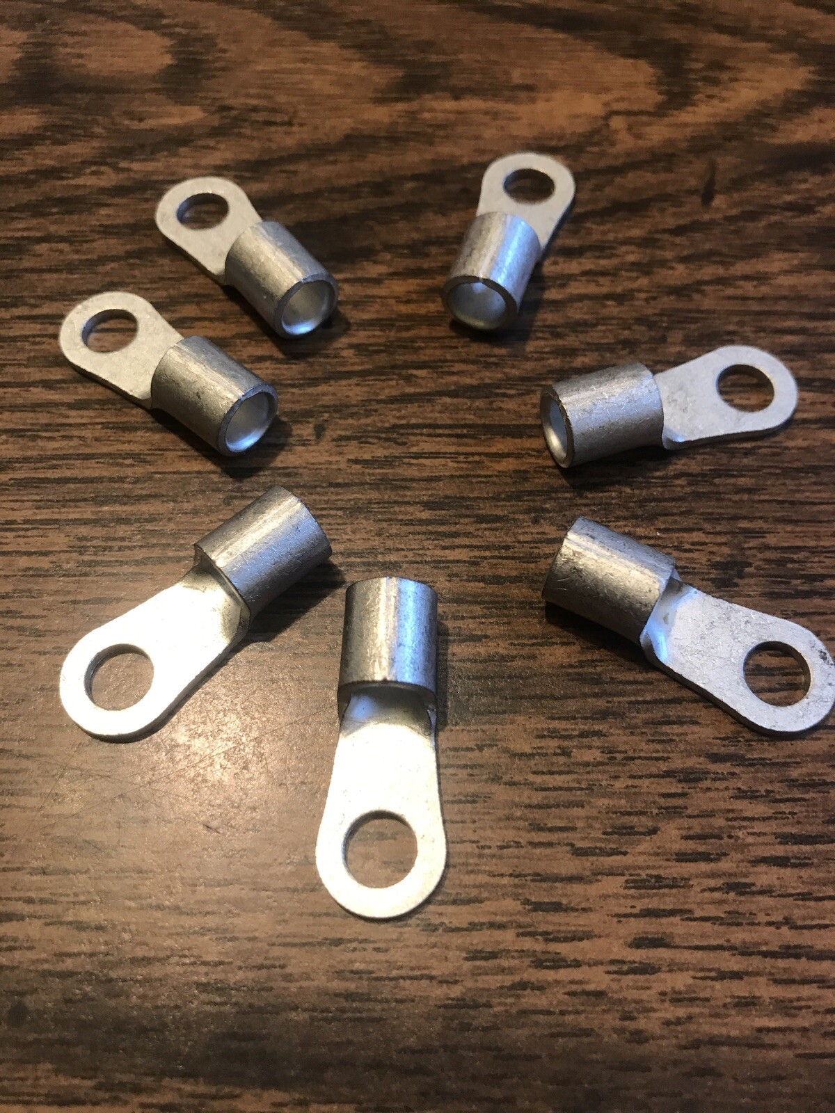 30 – 6 AWG 14-6 Type Non Insulated #2 Copper Ring Terminal Ends Great Quality