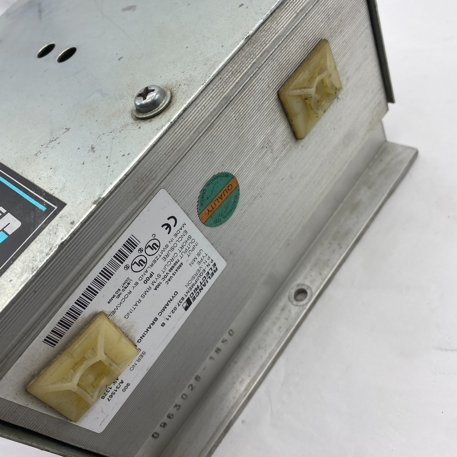 RELIANCE ELECTRIC 837.02.11 B DYNAMIC BRAKING UNIT DBU-100 8370211 DBU IP00
