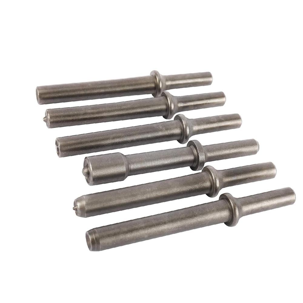 Air Rivet Hammer Tools Kit 7 Pcs Heavy Duty Smoothing Pneumatic