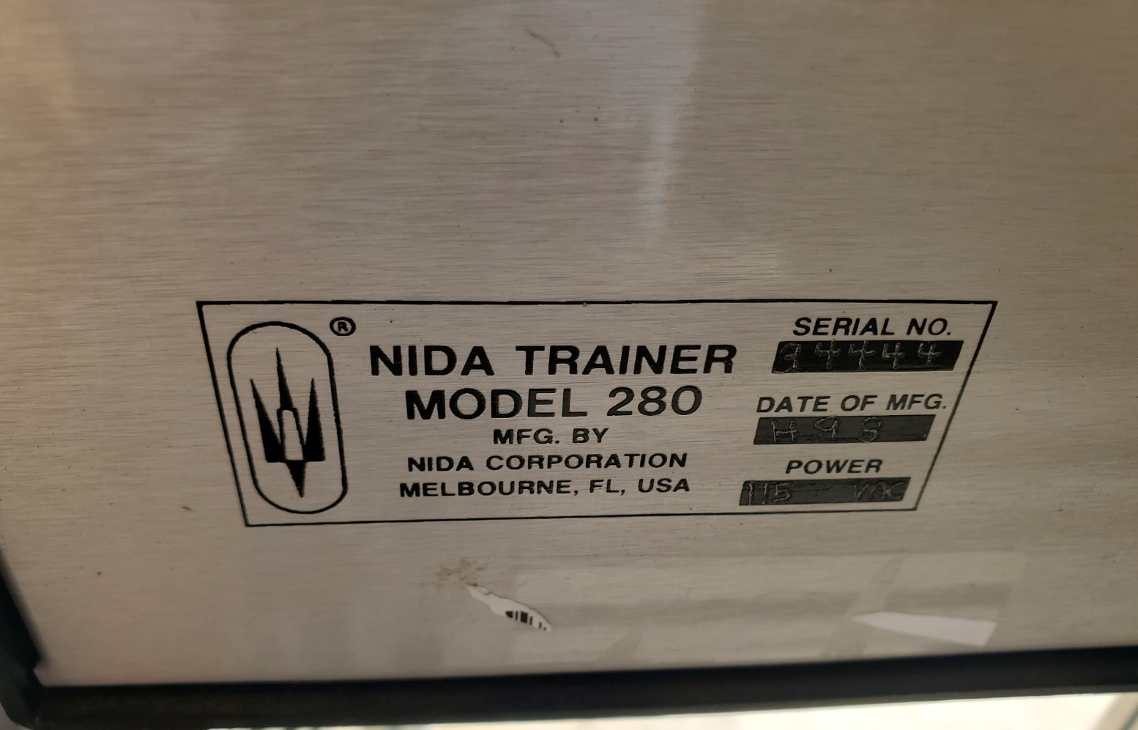 Nida Model 280 Motor control technical trainer
