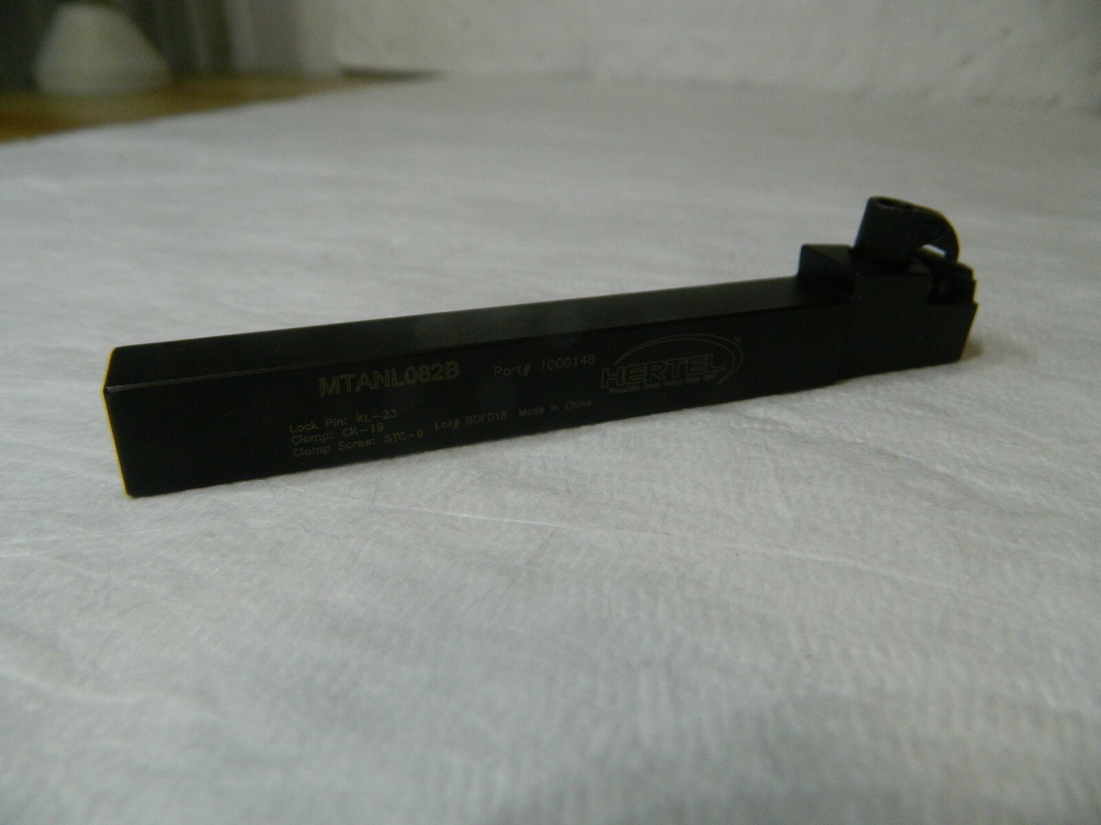 Hertel Left Hand -5° Negative Rake Indexable Turning Toolholder 1000148