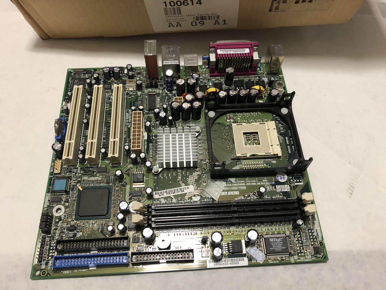 NEW EMACHINE 312812,143159,20030812 MOTHERBOARD FOR T2682 IMPERIAL-GV,EG