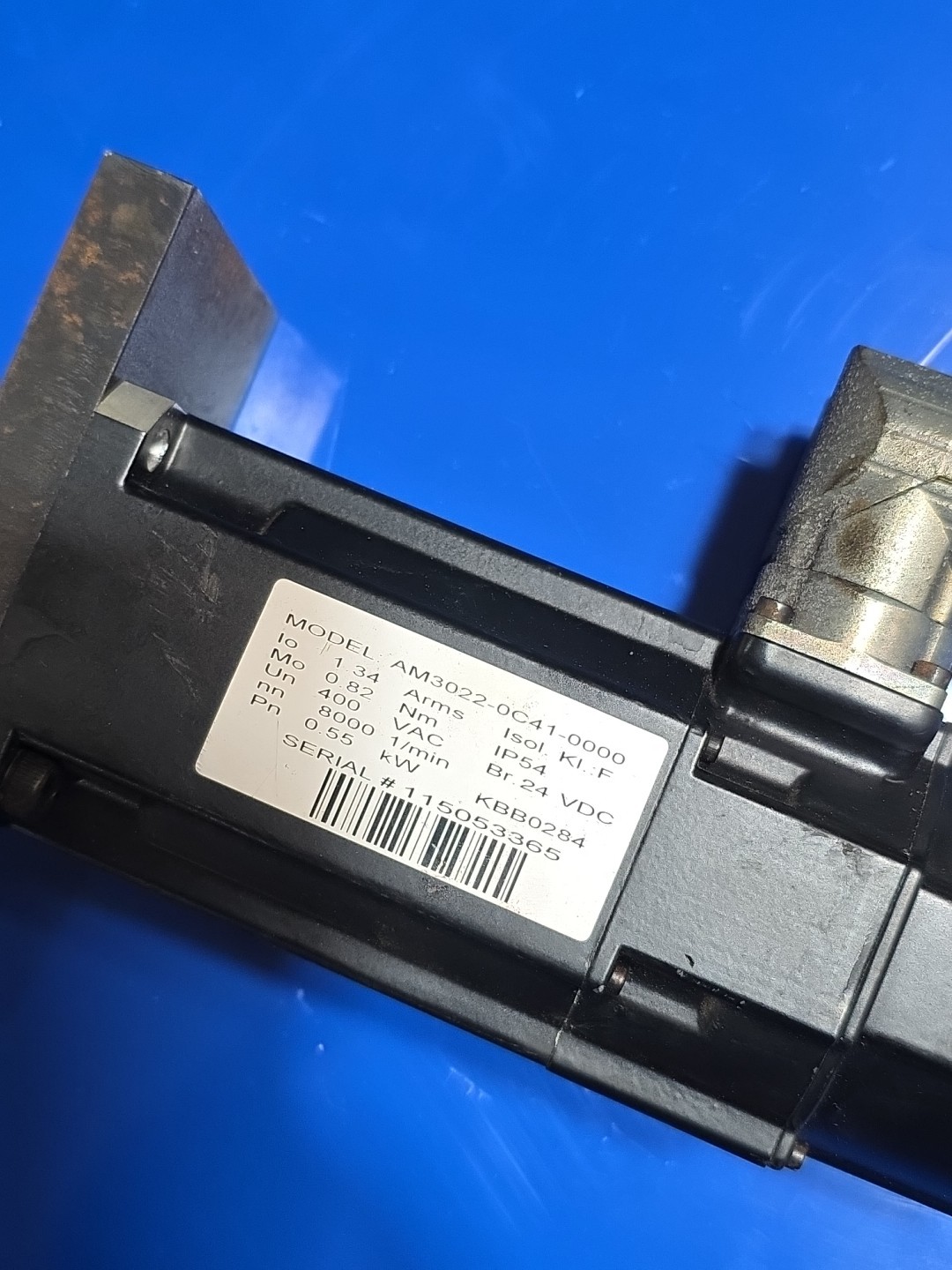 Beckhoff AM3022-0C41-0000 8000 1/min 0,55kW Servomotor -used-