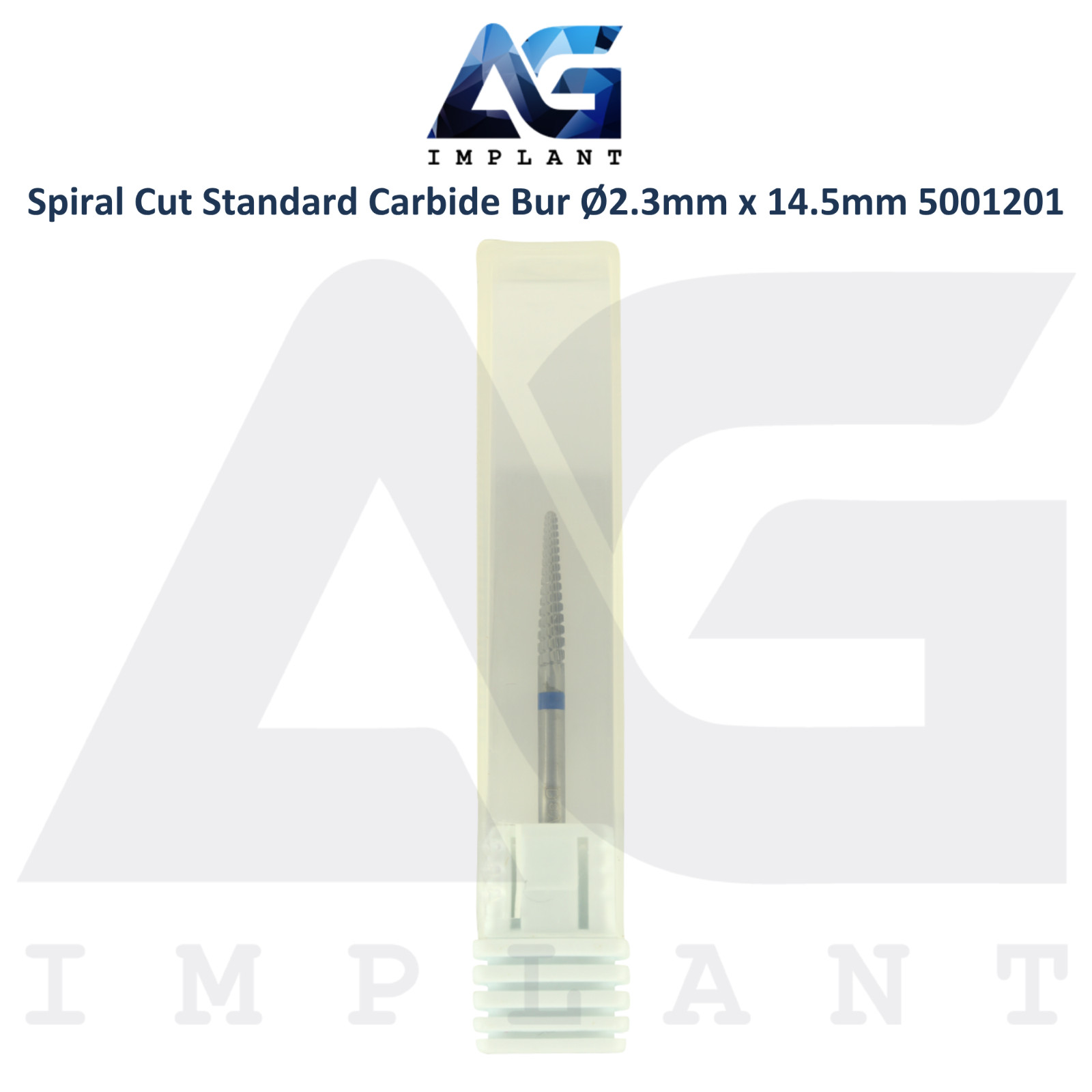 Dental Wilson Spiral Cut Standard Bur Ø2.3×14.5mm Straight Edge Carbide 5001201