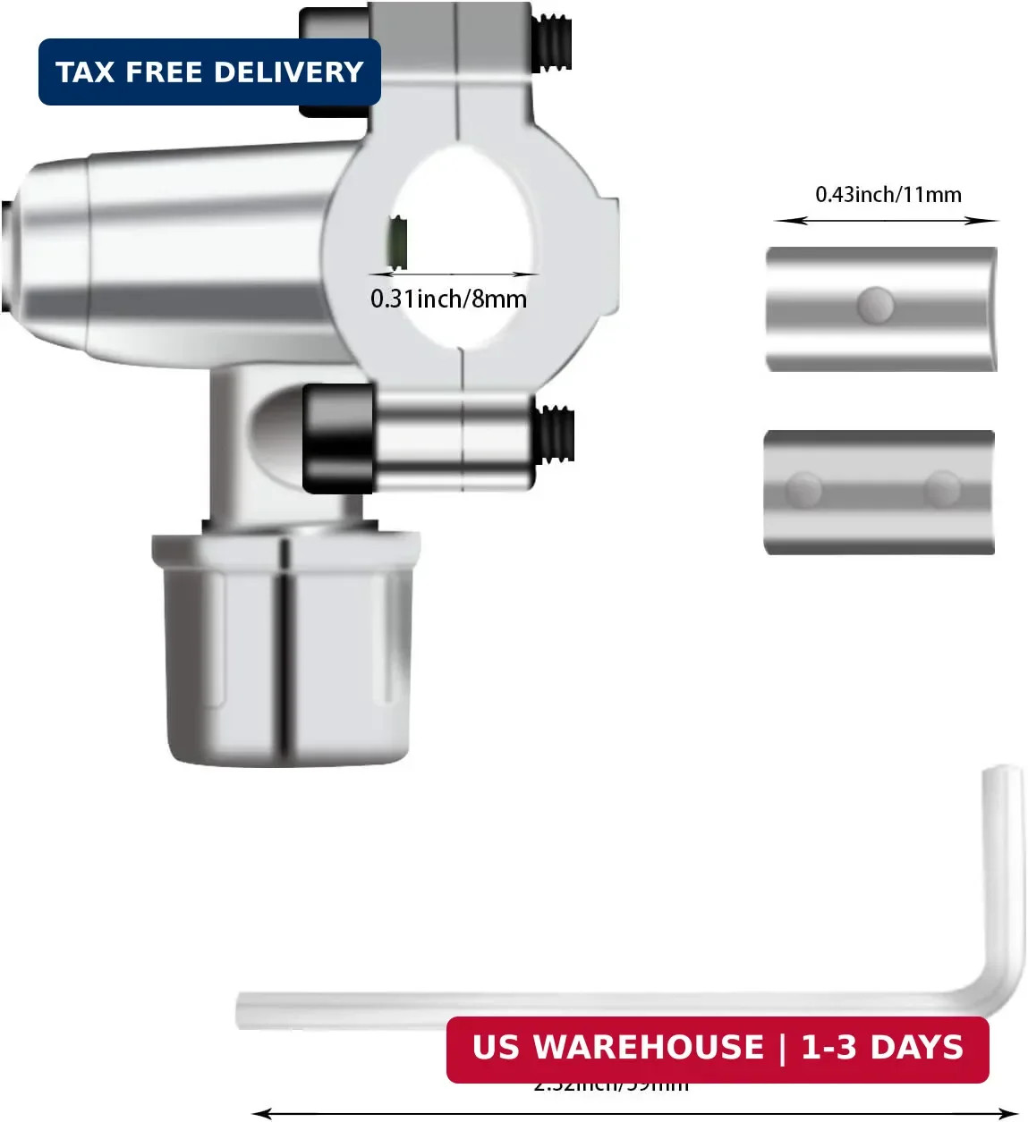6 Pack BPV-31 Bullet Piercing Valve Line Tap Valve Kits Adjustable Valve for Air