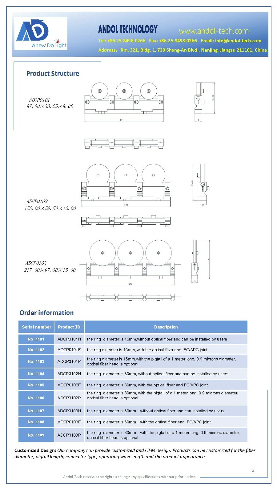 Manual 3-Paddle (diameter 60 mm or 2.36 in) Polarization Controller