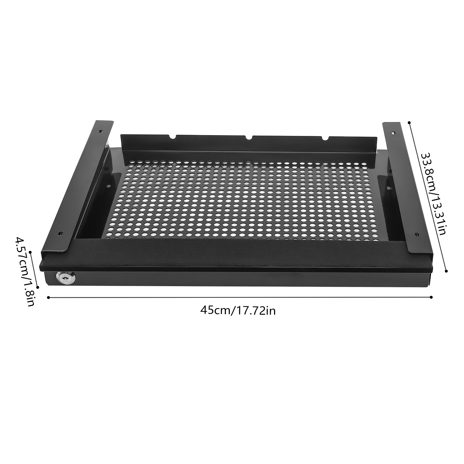 Under-desk Drawer Storage Organizer For Standing Desks Sliding Pull-out Drawer
