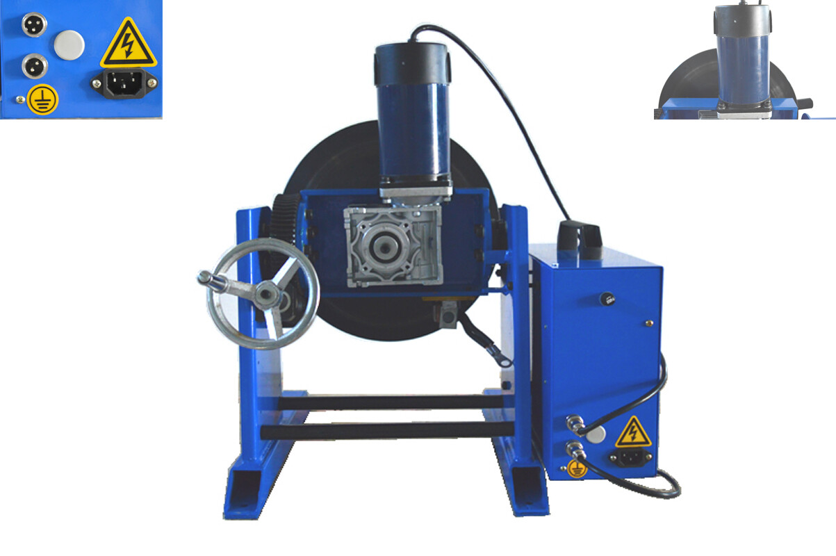 110V Welding Positioner Turntable 50KG with 200mm Chuck Manually Flip BW-50