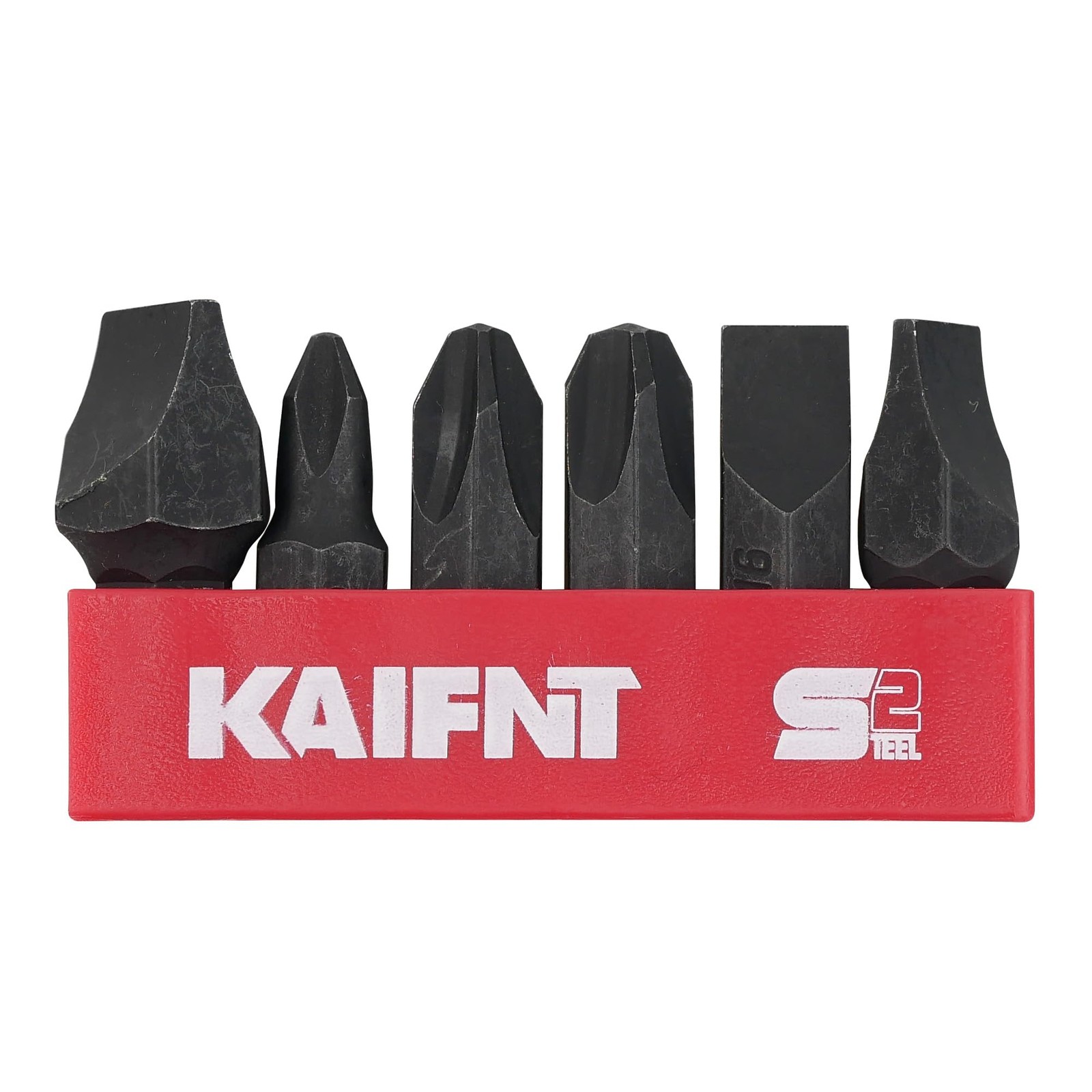 KAIFNT K504-012 S2 Steel Impact Driver Bit Set, Phillips & & Slotted