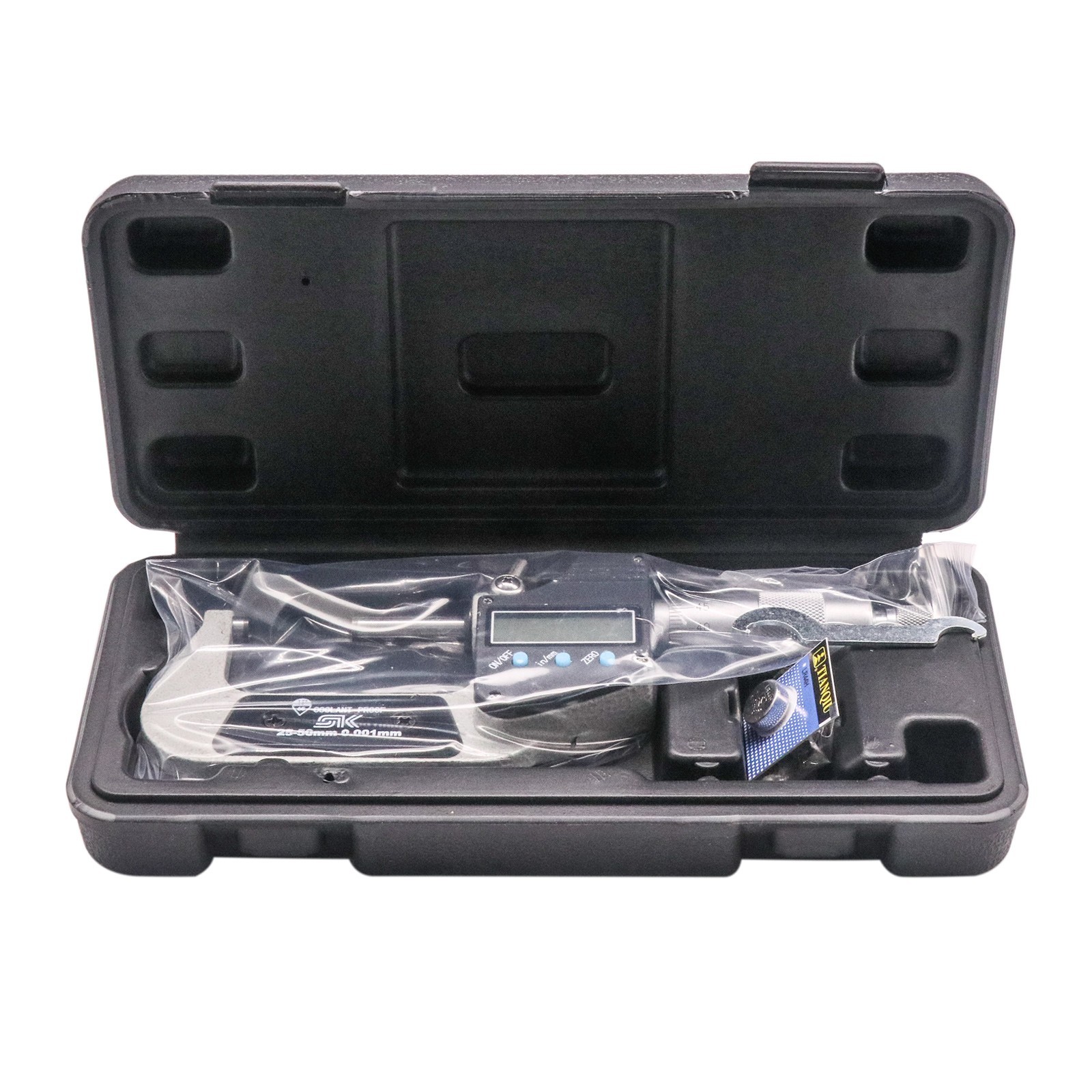 1″-2″/25-50mm 0.00005″/0.001mm Digital Electronic Outside Micrometer IP65