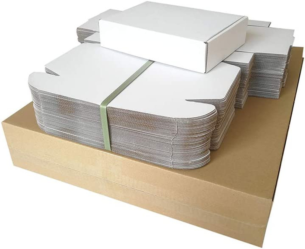 CH-BOX 50 Pack of 7x6x2»(Inner Size) Corrugated Mailers,Cardboard Shipping Boxe