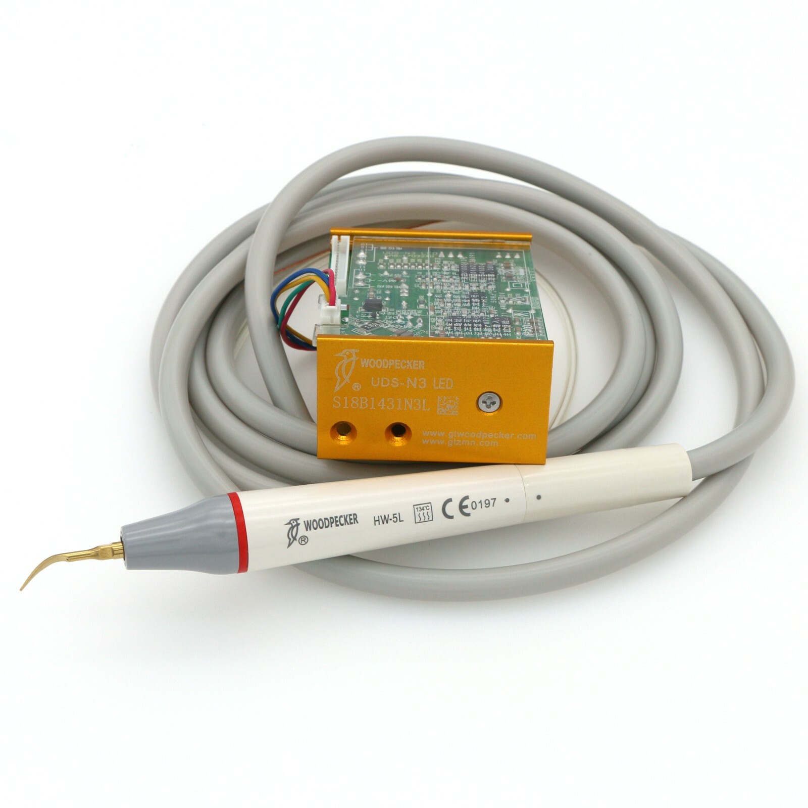 US Woodpecker Dental Built in Ultrasonic Piezo Scaler UDS-N3 LED Handpiecce EMS