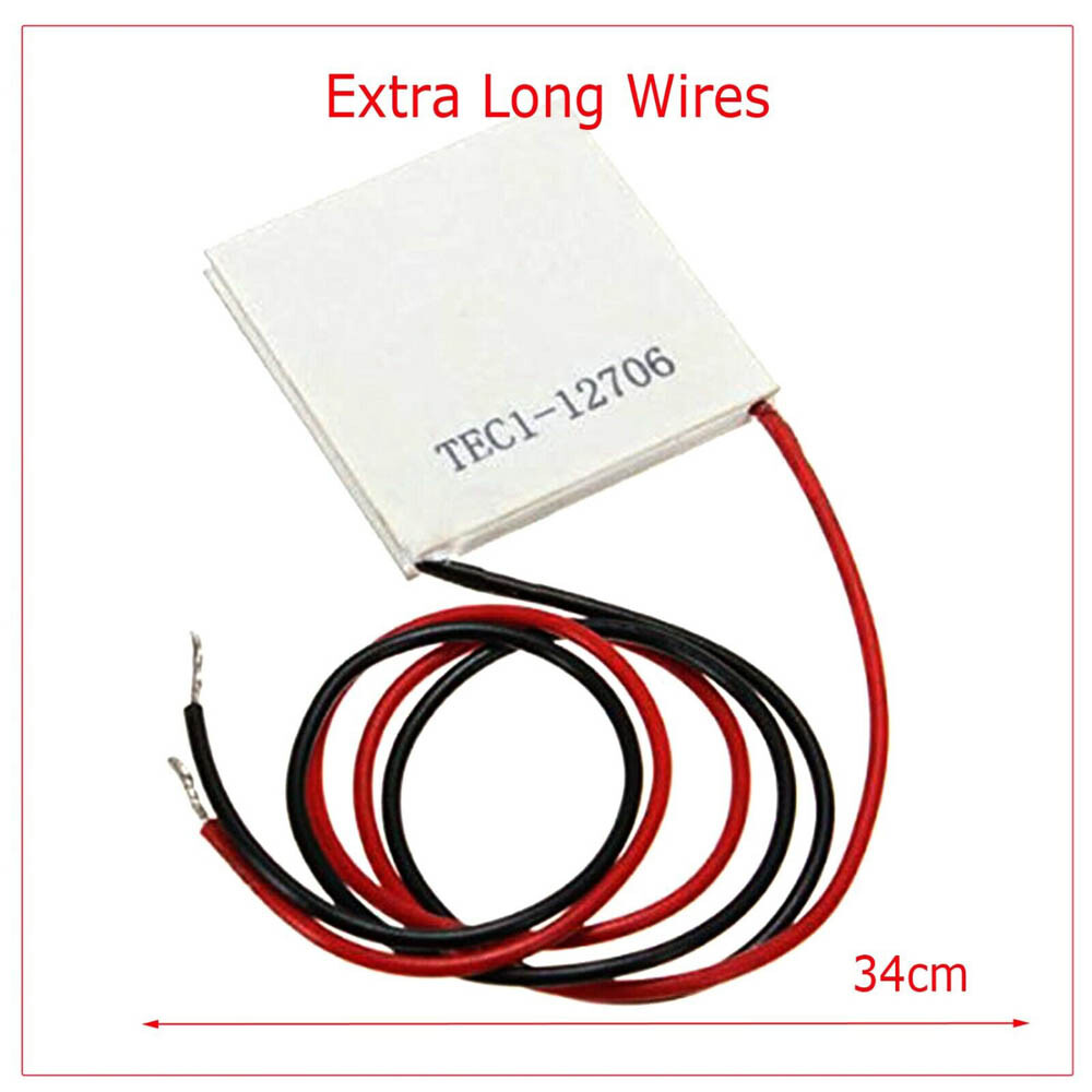 10pcs 12V 60W TEC1-12706 Heatsink Thermoelectric Cooler Cooling Peltier Module