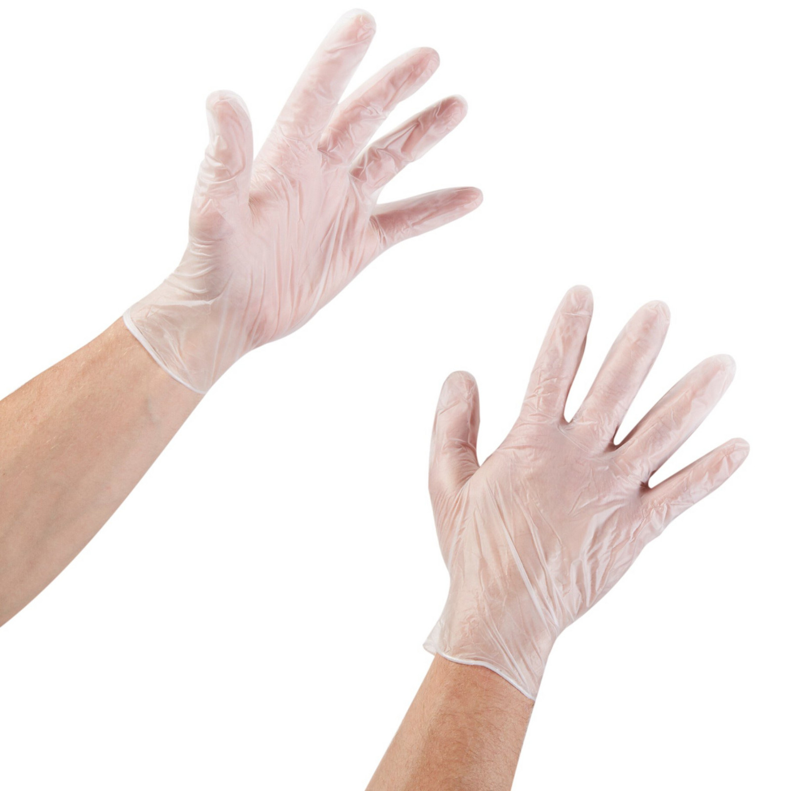 McKesson Vinyl Exam Gloves Medium 150 Count Disposable Medical Gloves