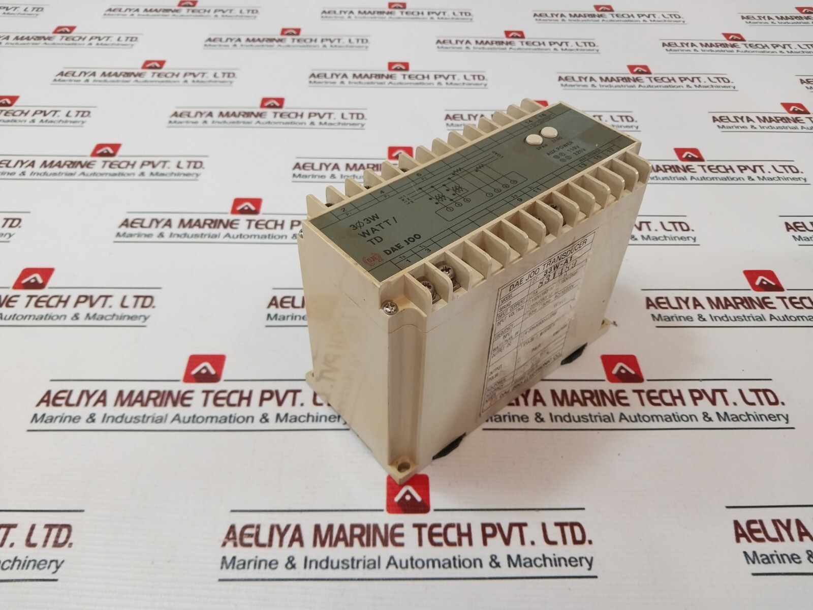 DAE JOO DT-33W-A1 Transducer 110V-220V 50-60HZ 4-20MA Output DC 24V AUX.POWER
