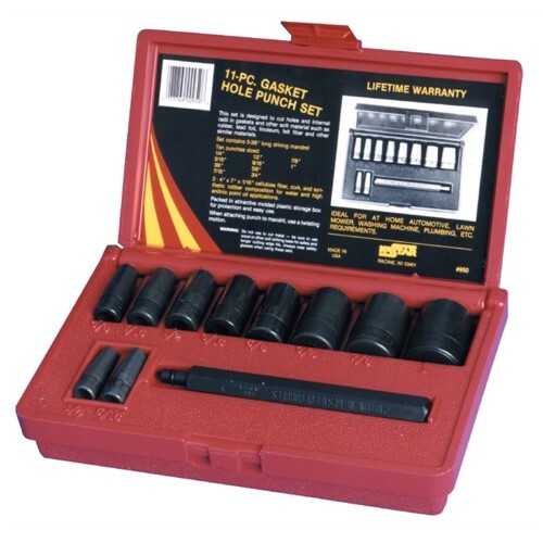 Kastar 950 Gasket Hole Punch Set 11 Pieces