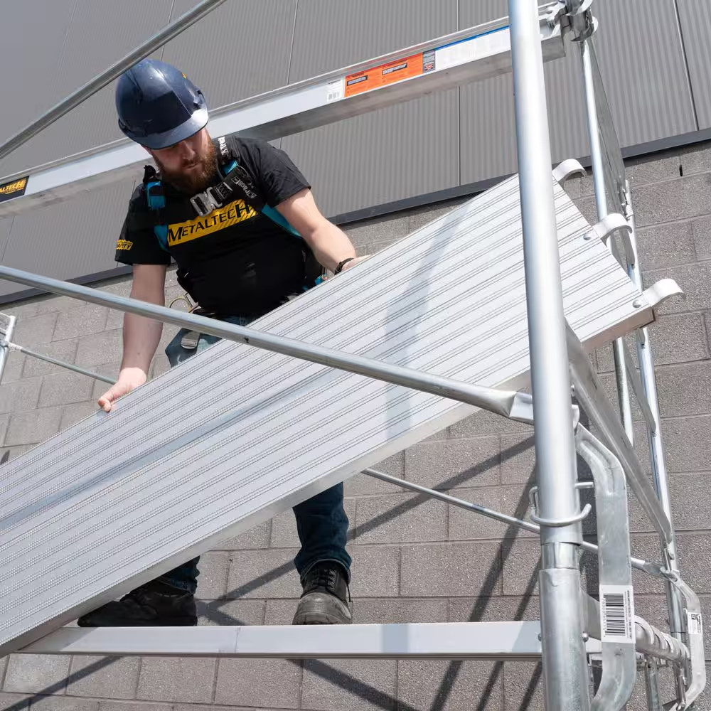 7 Ft. L X 19 In. W All-Aluminum Scaffold Platform and Plank for Standard and Arc