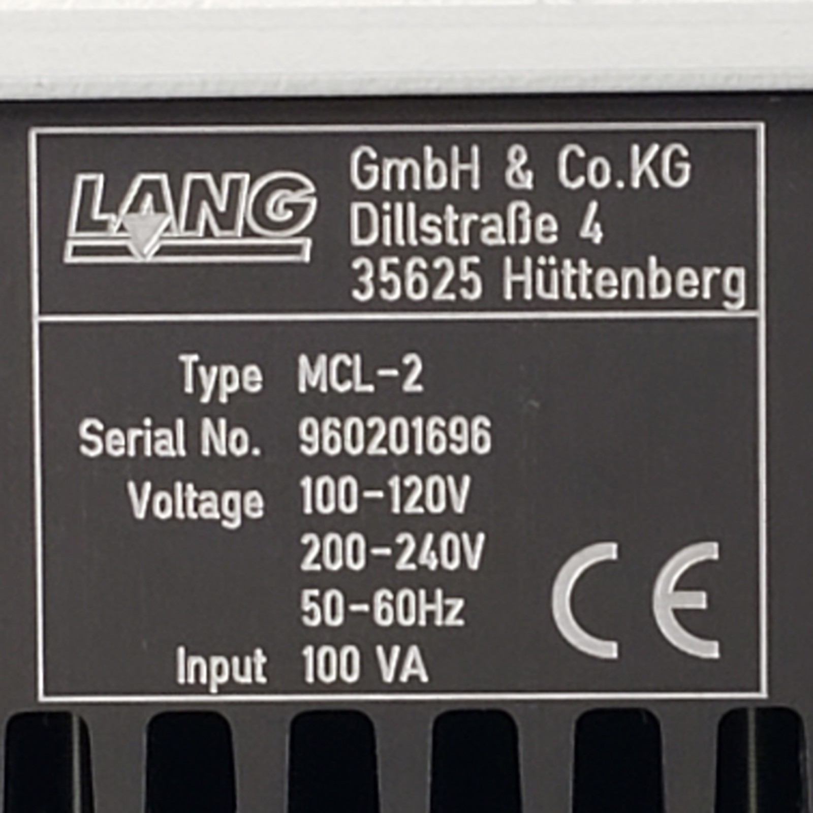 Lang GmbH MCL-2 Specialized Stepper Motor Controller 2-Axis 100-120/200-240V
