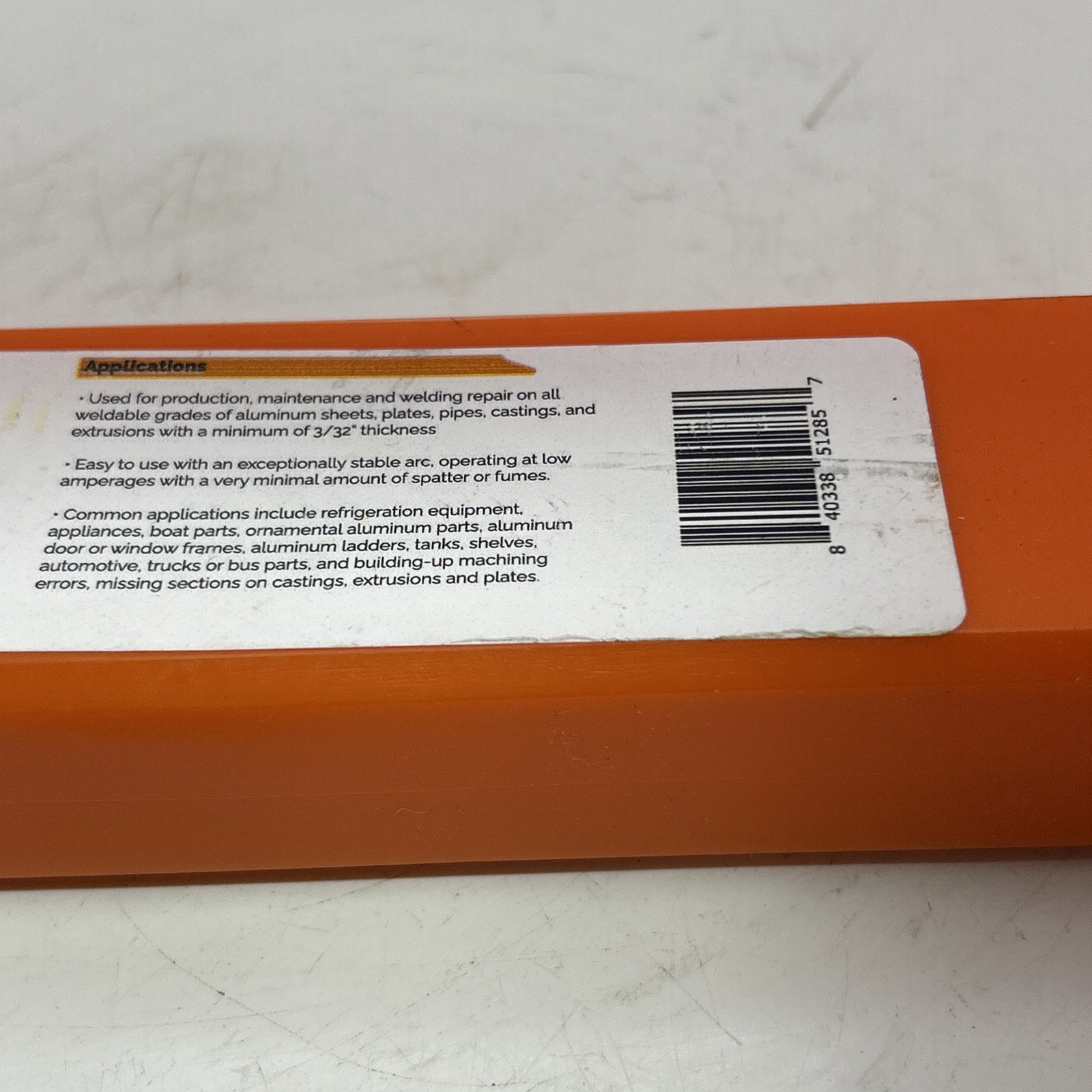 SÜA – Aluminum E4043 Stick Electrode Rod 3/32» x 14» – (1 Lb) 3/32″ – 1 L