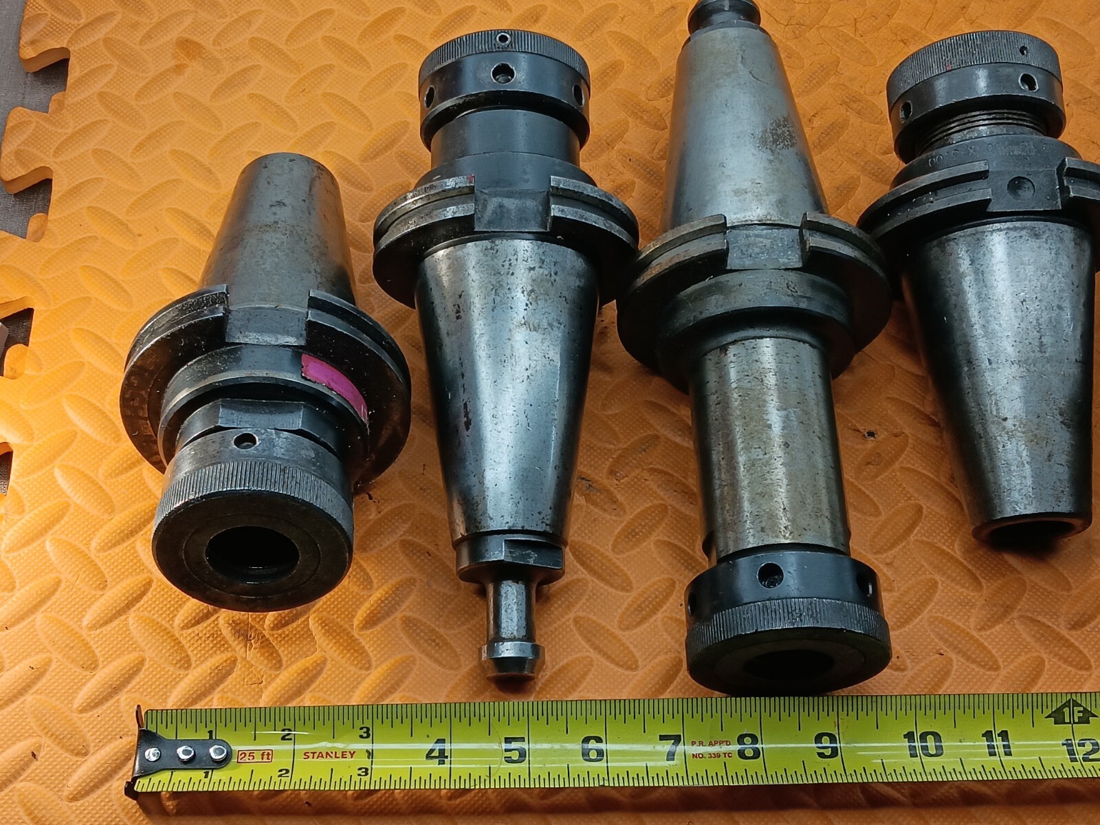 5pc Lot CAT50 TG100 Collet Chuck Tool Holders Lyndex Erickson CAT 50 TG 100 CNC