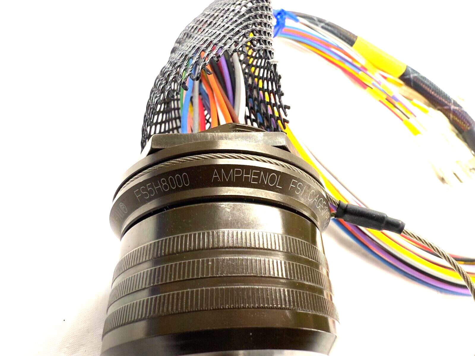 AMPHENOL Fiber MILSPEC TFOCA-III FS5H8000 24 Fiber Receptacle 12x Duplex LC