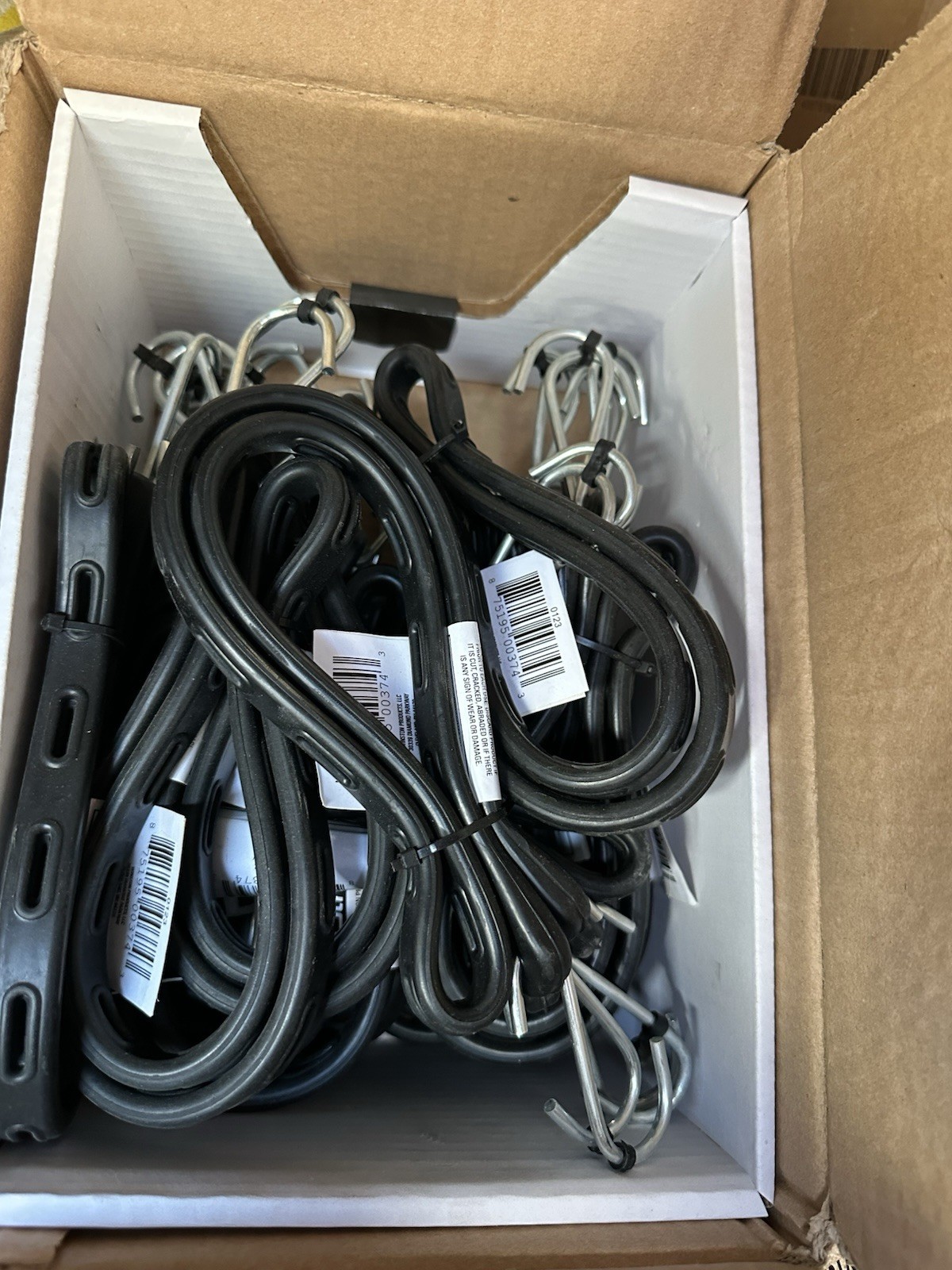 SMART STRAPS 34” Adjustable Tarp Straps – Bungee cords Box Of 15