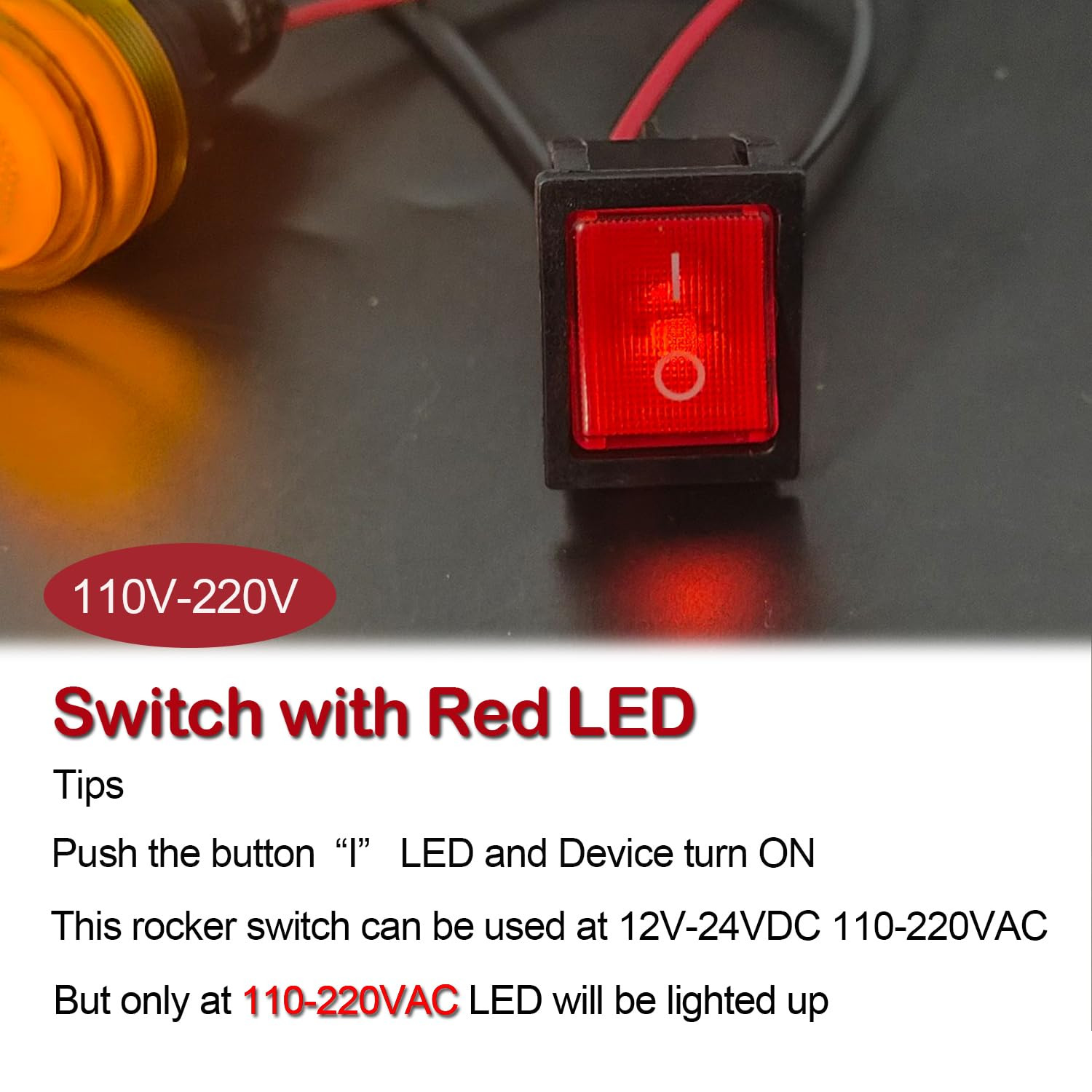 35A Large Current Power Switch 125V/250V AC on off Boat Rocker Toggle Switch