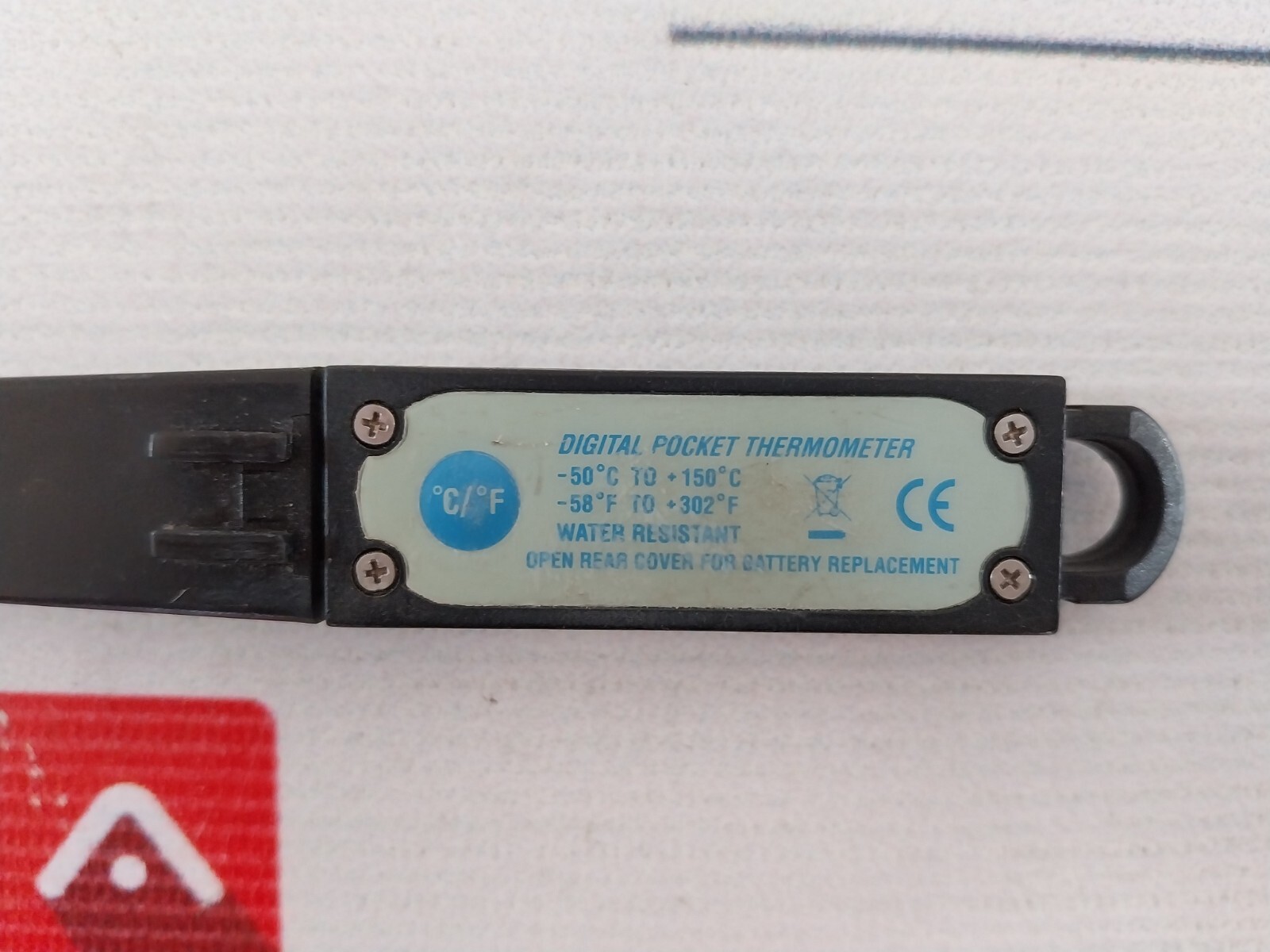 -58°f to + 302°f Digital Pocket Thermometer -50°c to + 150°c