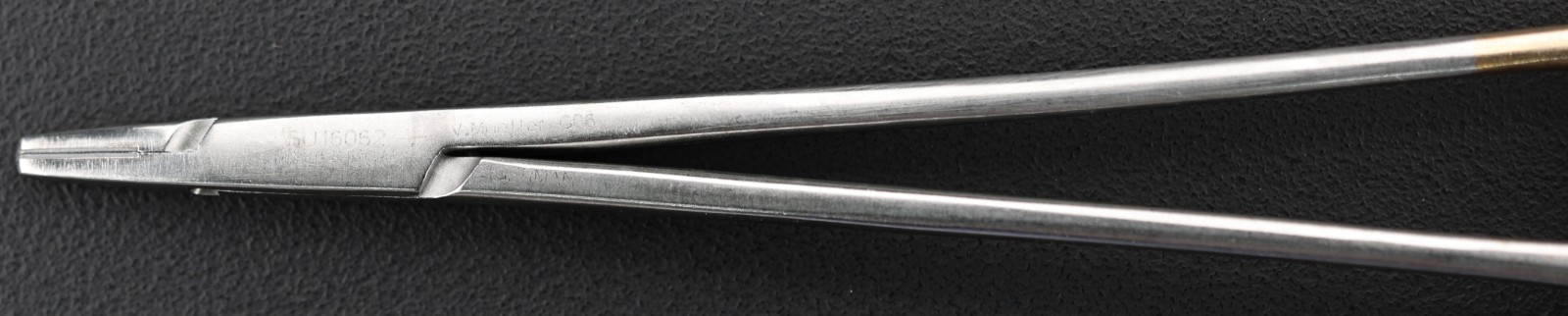 V Mueller SU16062 Vital Mayo-Hegar Needle Holder, Serrated, TC, Straight, 7-7/8″