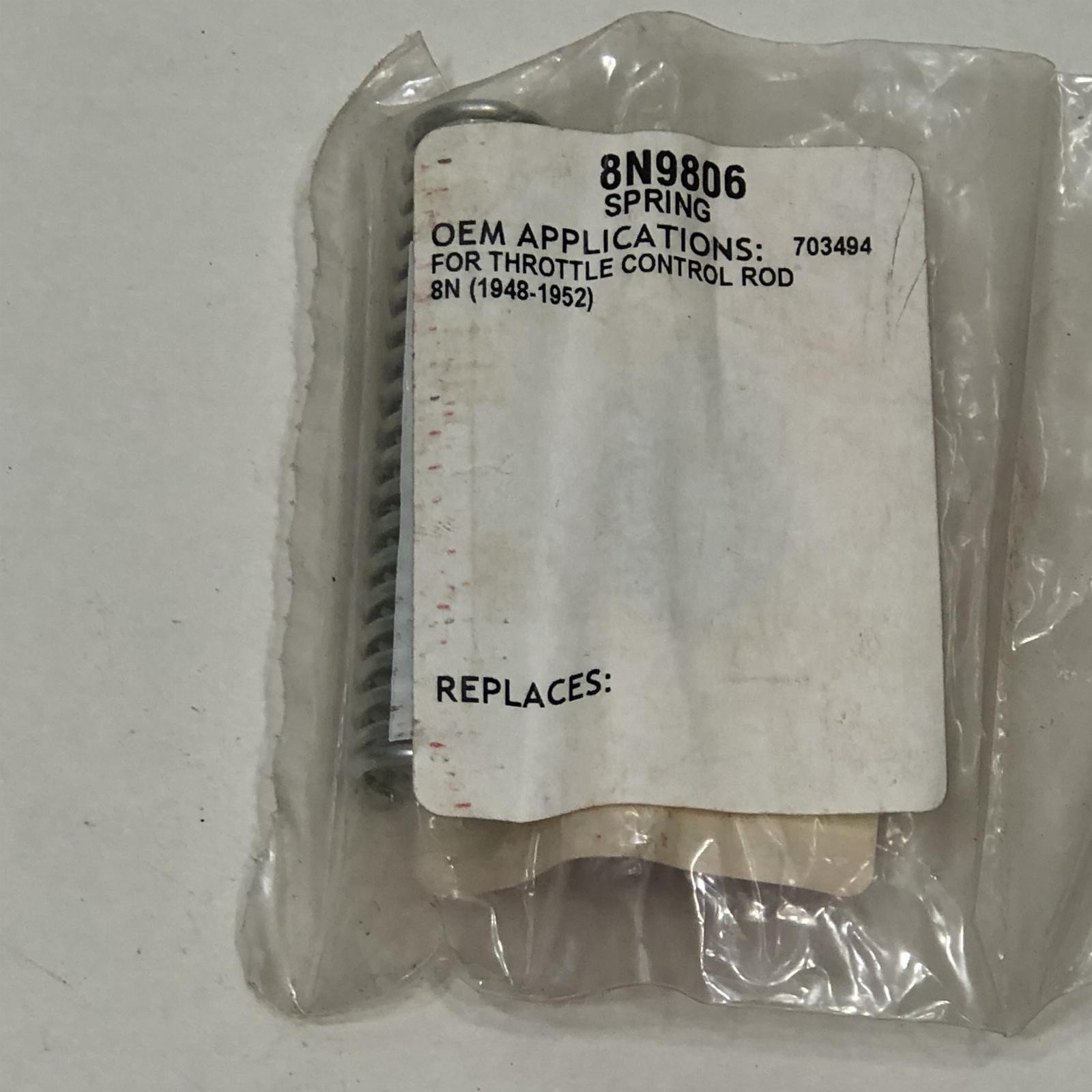 Tisco 8N9806 Spring For Throttle Control Rod On Select Ford 8N Tractors