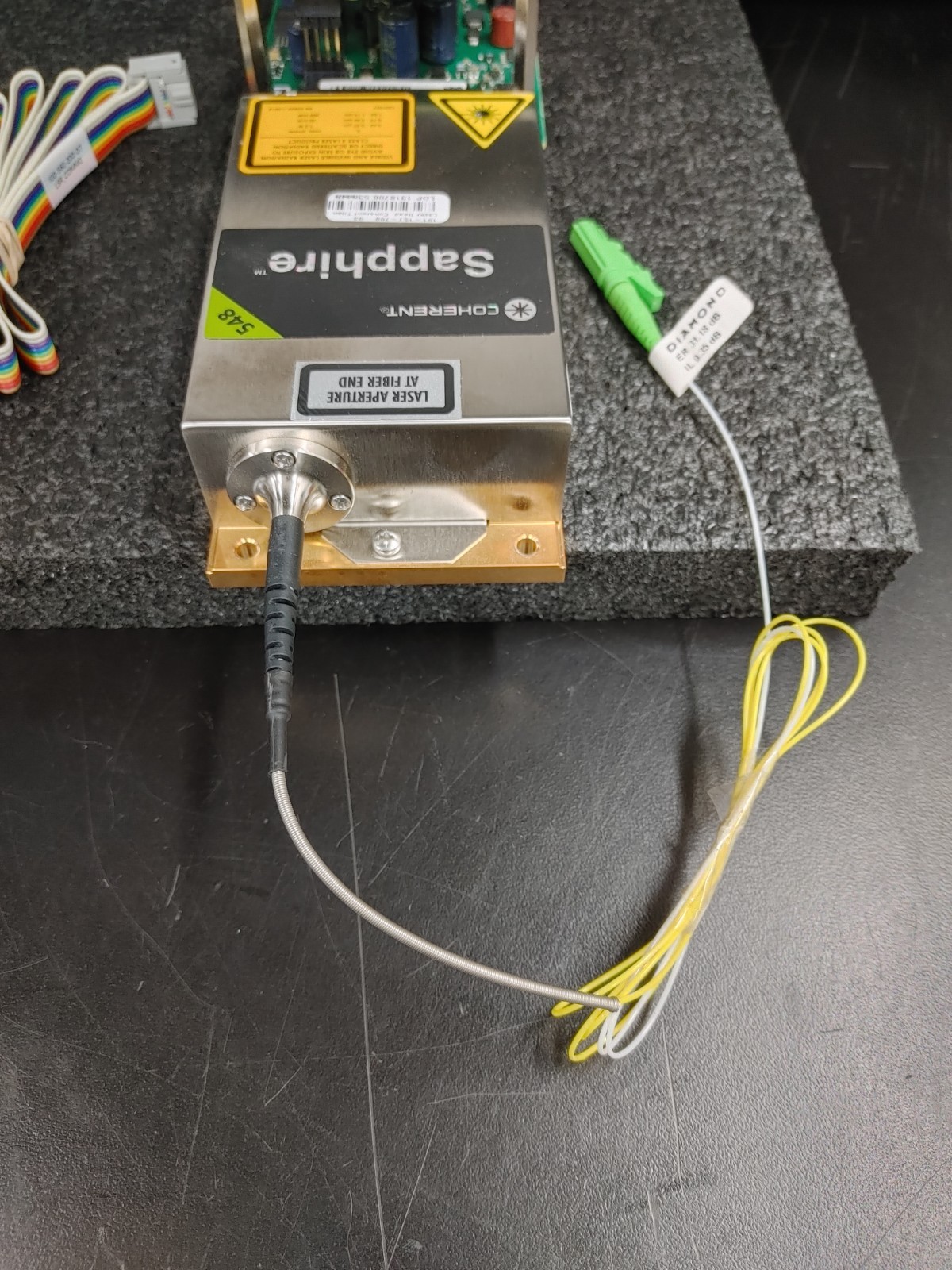 COHERENT SAPPHIRE 548-300 FPT FT Titan Laser Head w 101-343-400 Controller