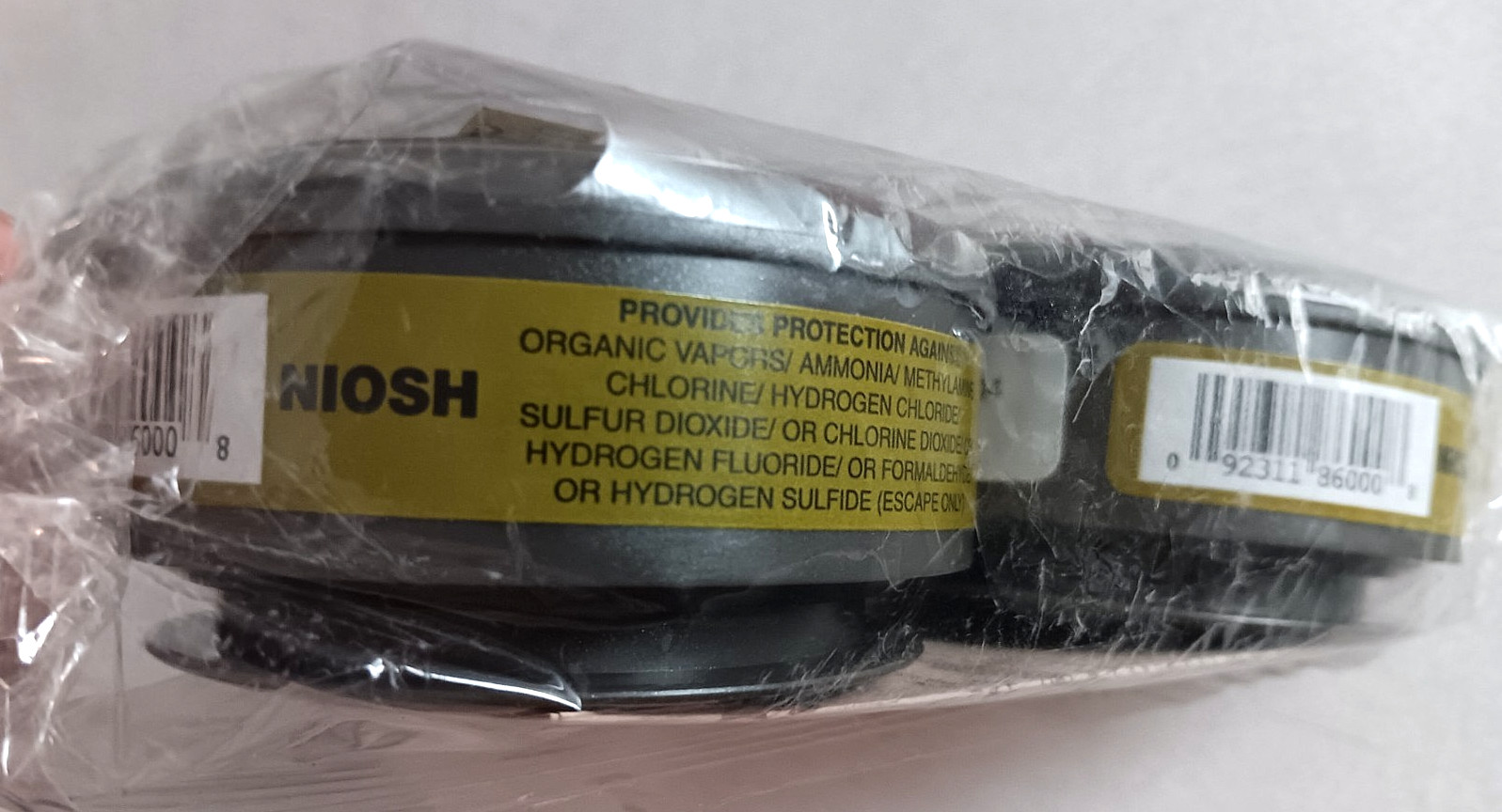 MOLDEX NIOSH 8600 CARTRIDGE OLIVE SNAP-IN GASKET MOLDEX 8000 SERIES LOT OF 2