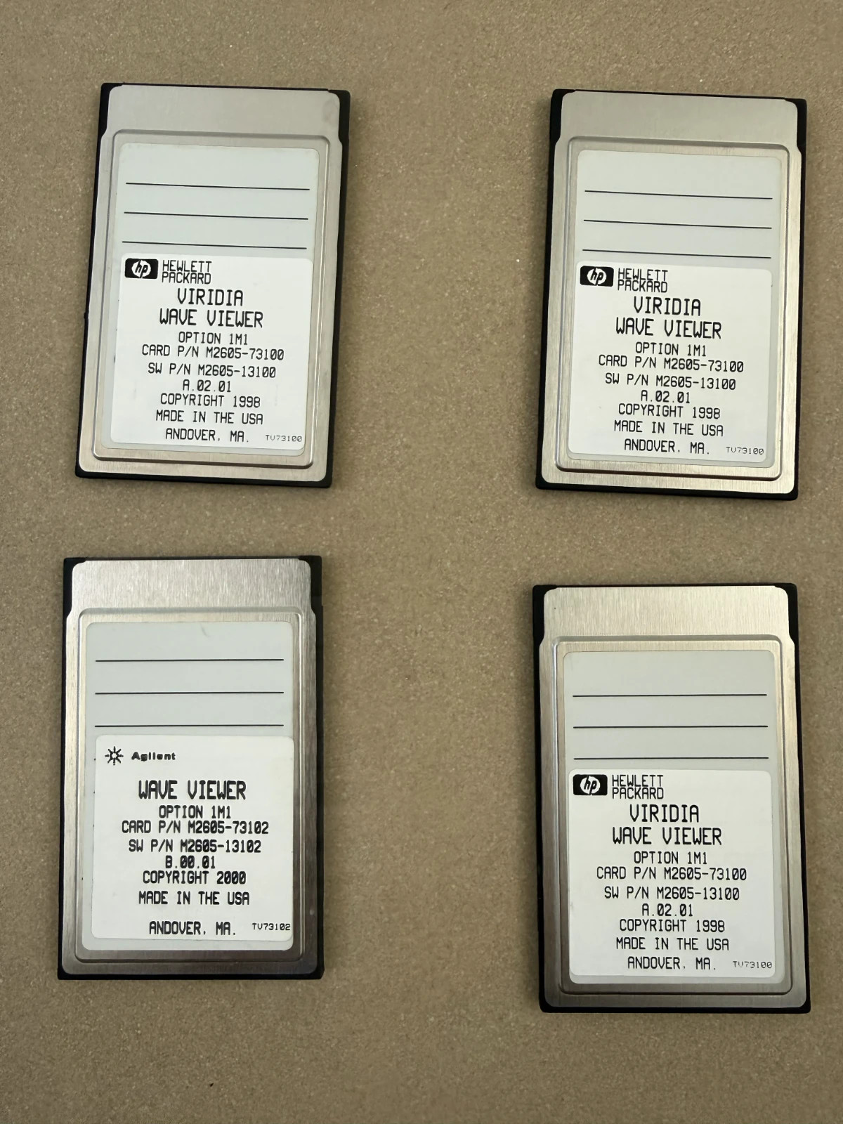 Tested & Working, Agilent Wave Viewer PCMCIA for a HP 200 LX – Used