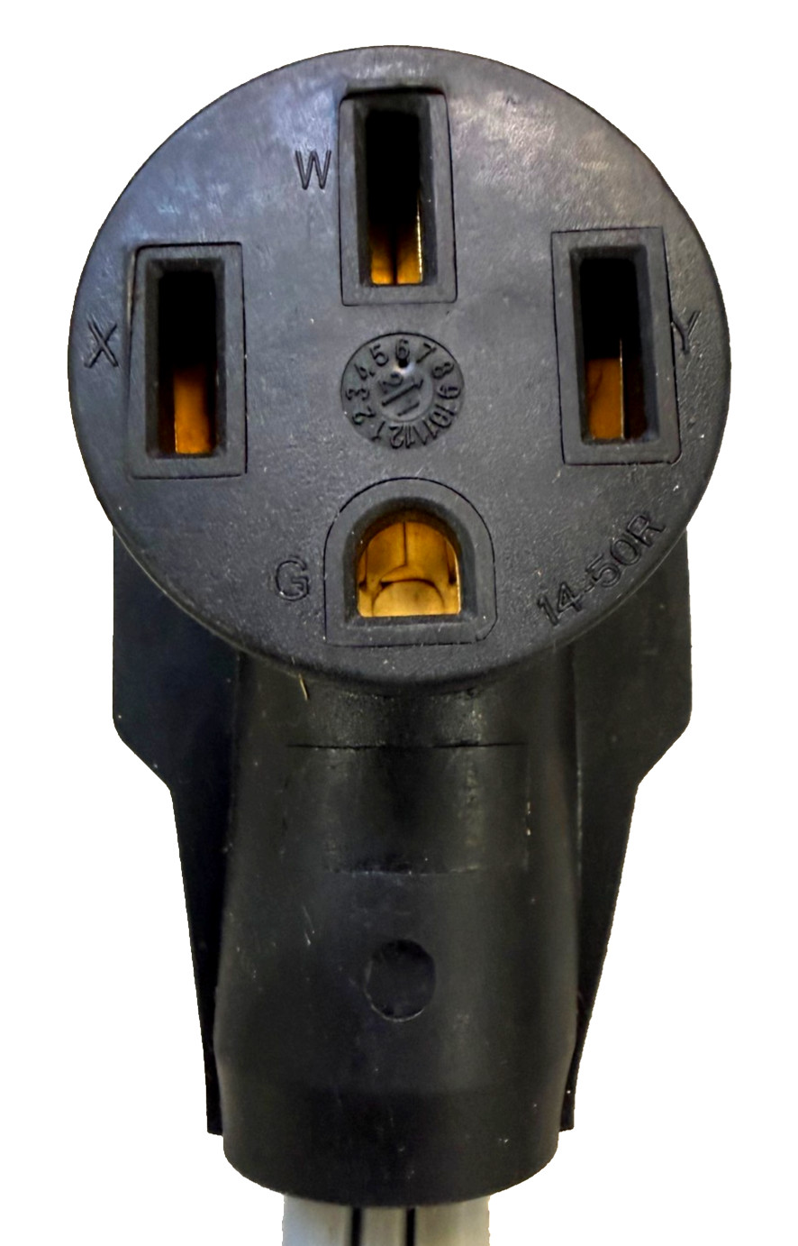 NEMA 10-30P to 14-50R EV Charger Adapter Cord, 30A Dryer Plug to 50A EV