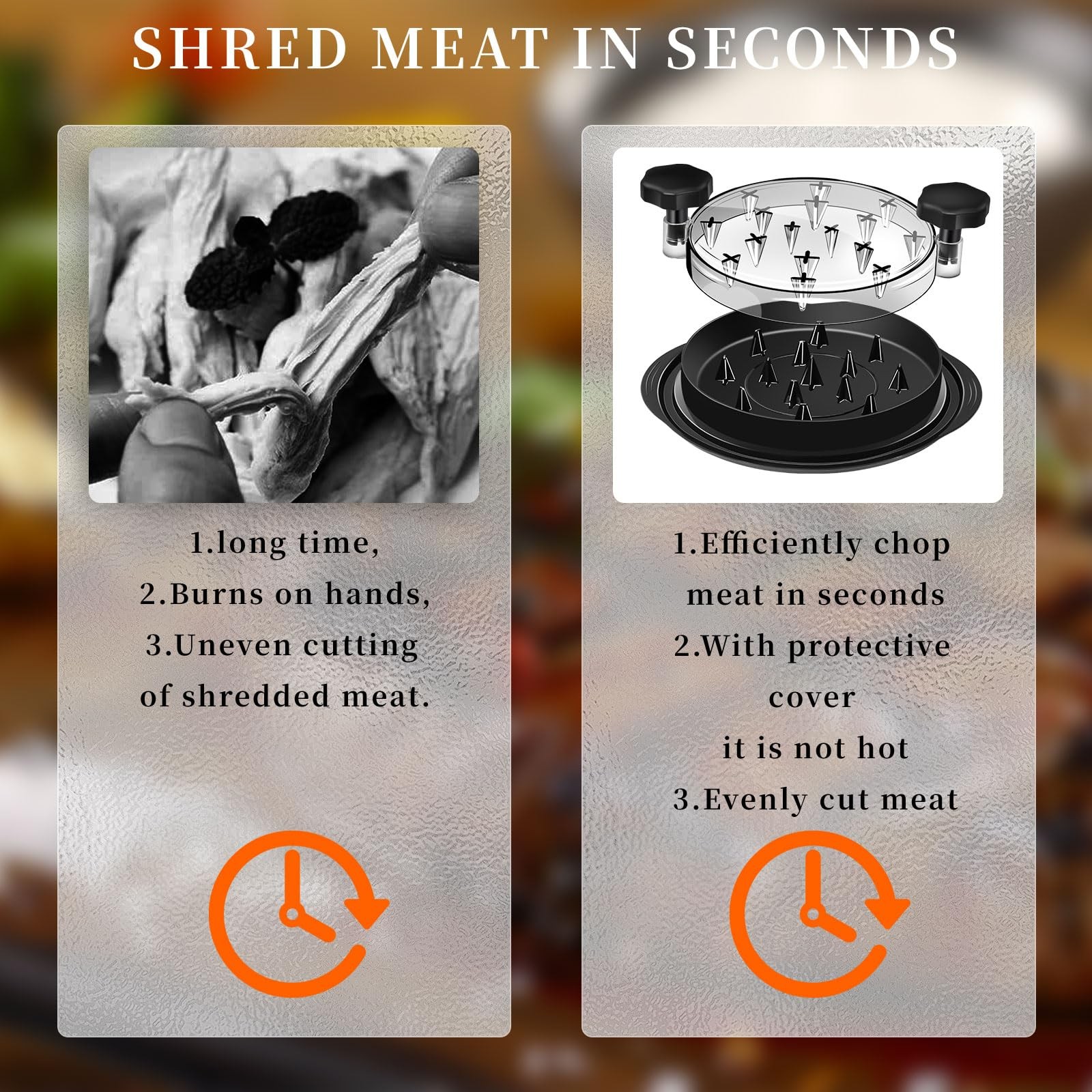 Pro Chicken Shredder ，Chicken Shredder，Meat Shredder with Large Ergonomic Han US