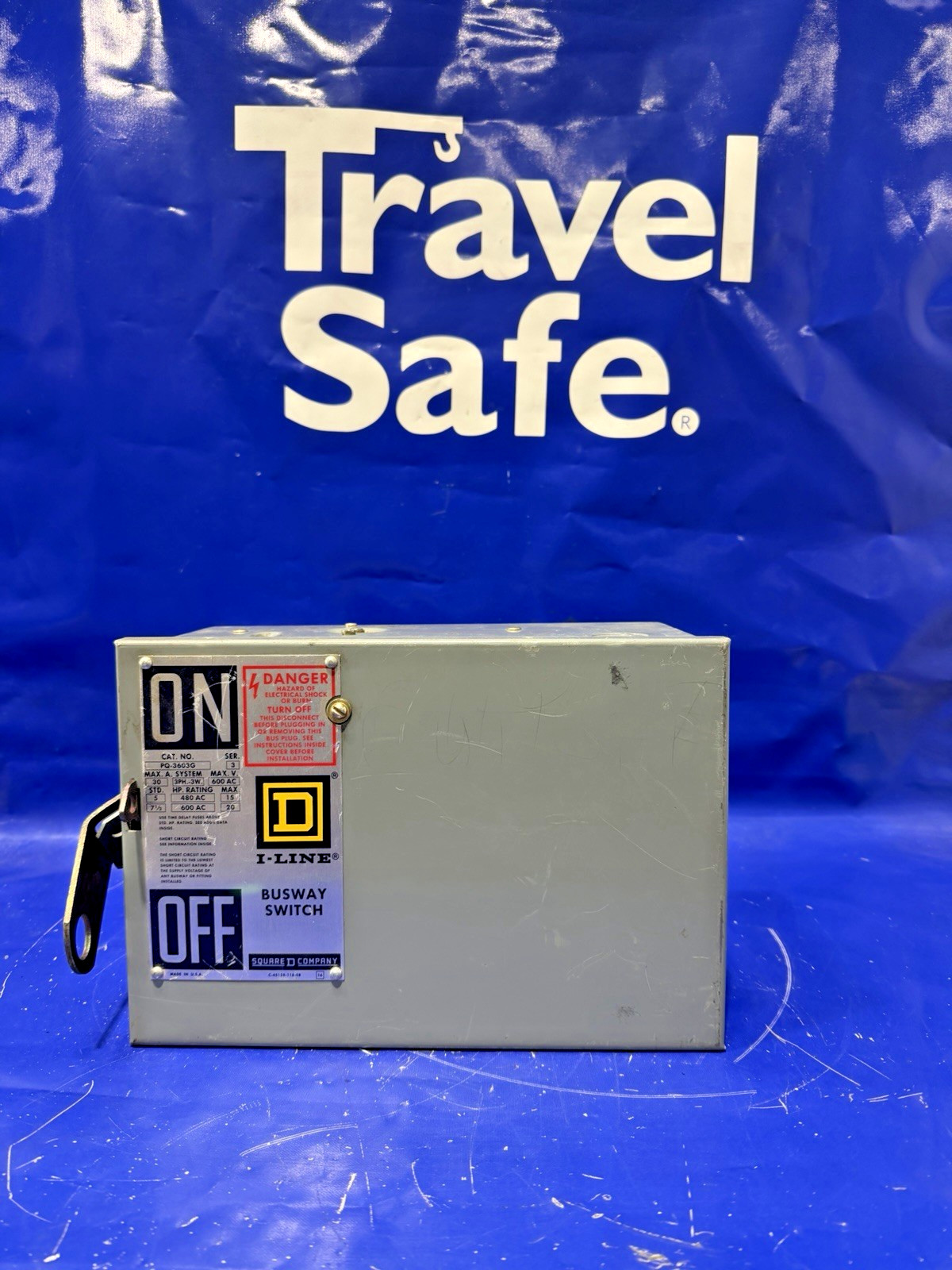 Square D 30 Amp 600V 3Ph 3W I Line Busway Switch PQ-3603G🟦