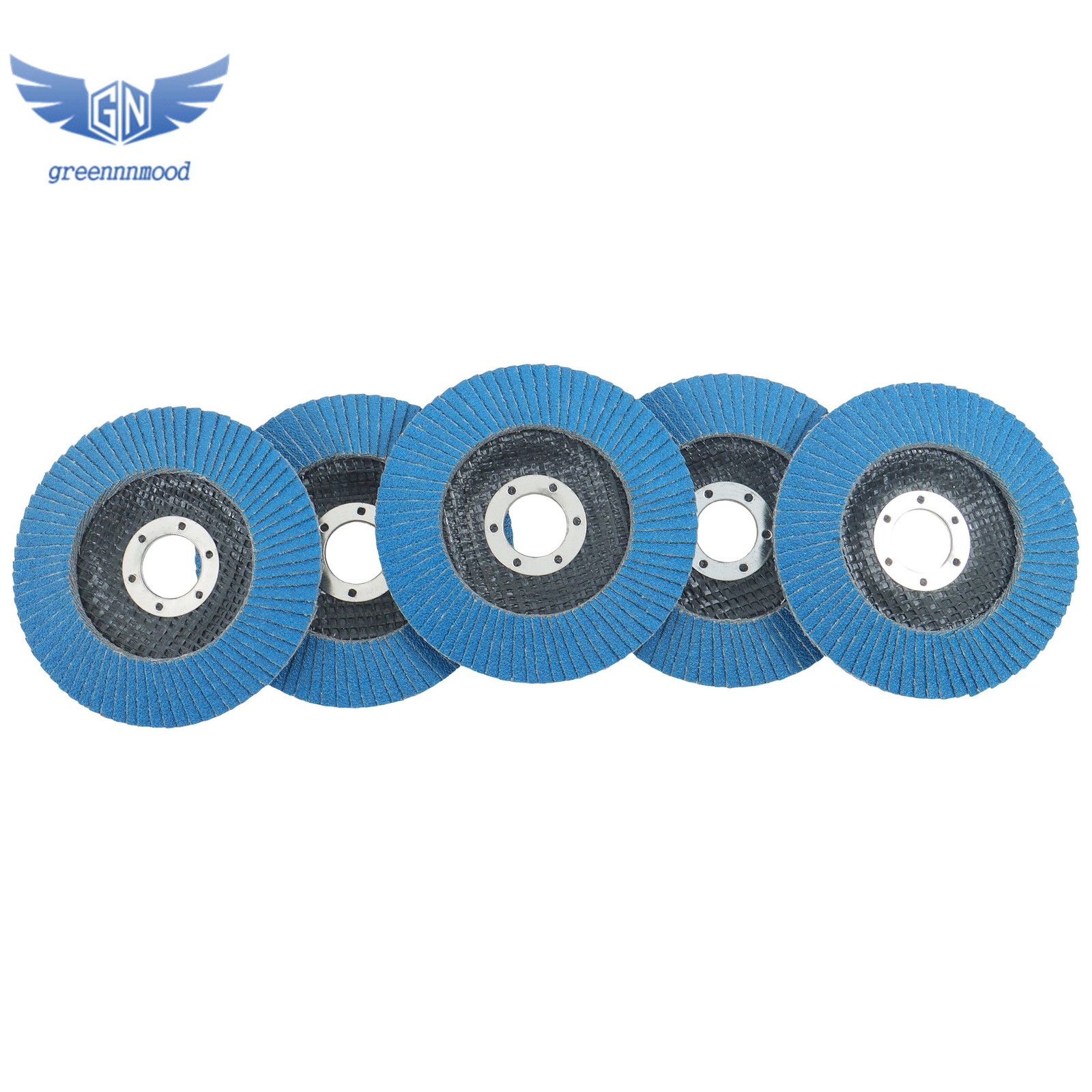20 Pack Zirconia Flap Discs 4.5×7/8″ for Angle Grinder 80 Grit Flapper Wheel T29