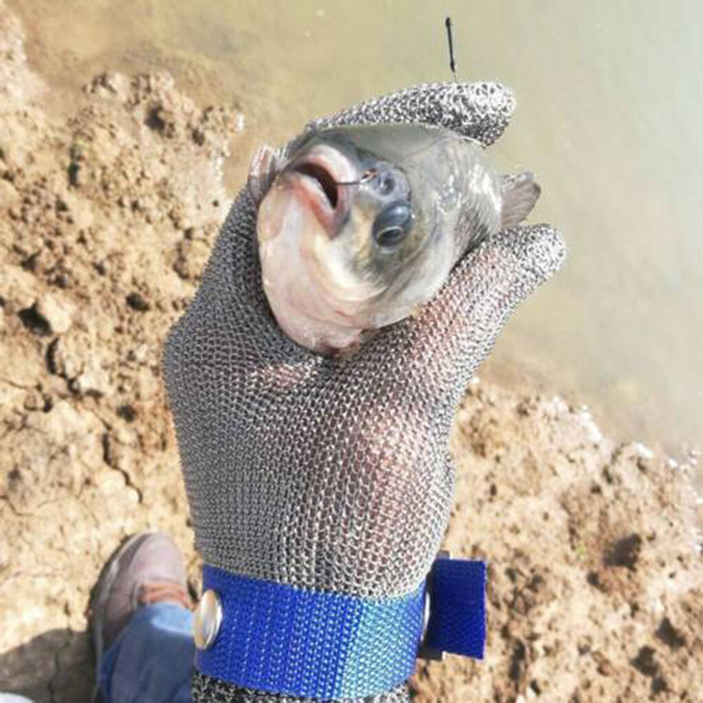 Cut Resistant Glove Stainless Steel Mesh Metal Glove for Kitchen Cooking Cutting