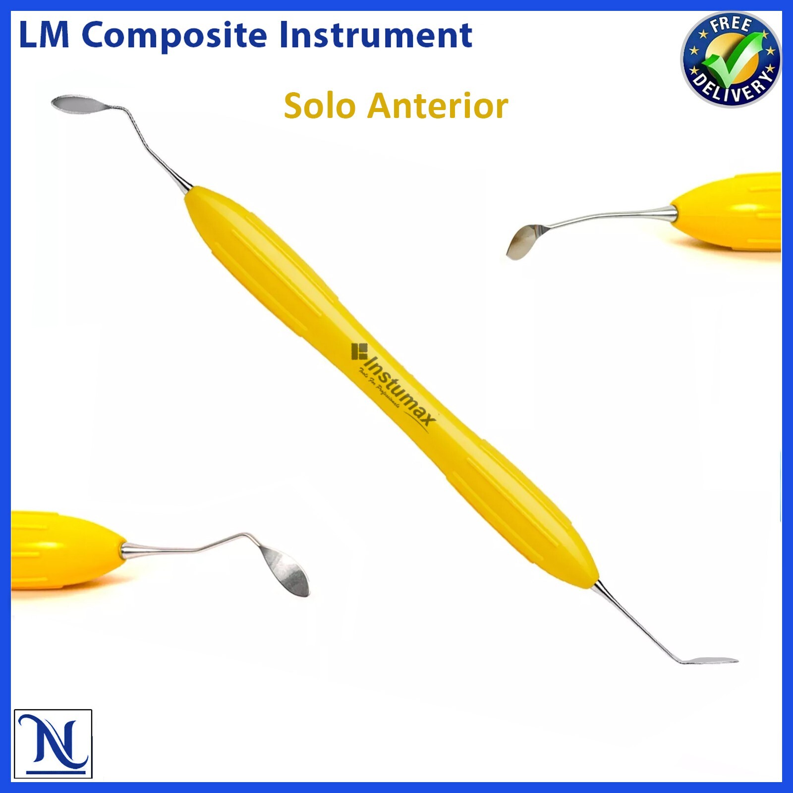 Set 6 Instrumentos de Composite Espátulas, Pluggers y Condensadores Para Dental