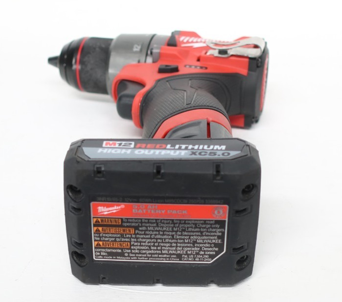 Milwaukee 3404-20 M12 FUEL 1/2″ Hammer Drill Driver w/ XC5.0 Battery
