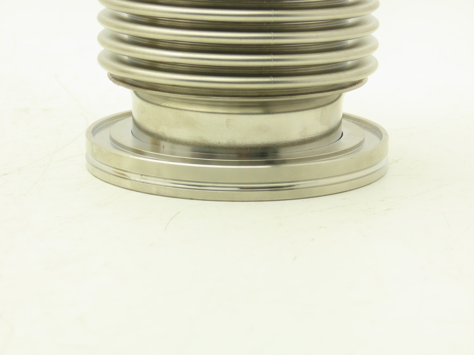 ISO 80 Stainless Flexible Vacuum Bellows 110mm Flange OD 150mm Length