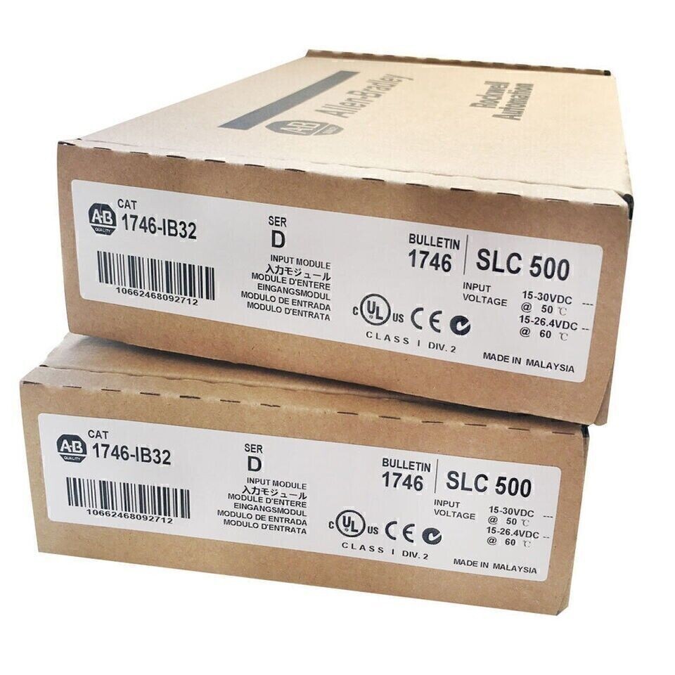 New Factory Sealed AB 1746-IB32 SLC 500 PLC Input Module 1746IB32