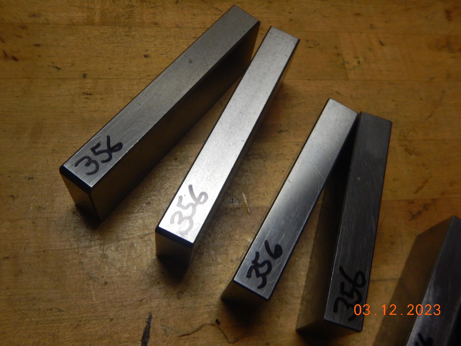 LOT 356; 4 PAIRS OF PARALLELS MACHINIST SETUP TOOLING JIG FIXTURE