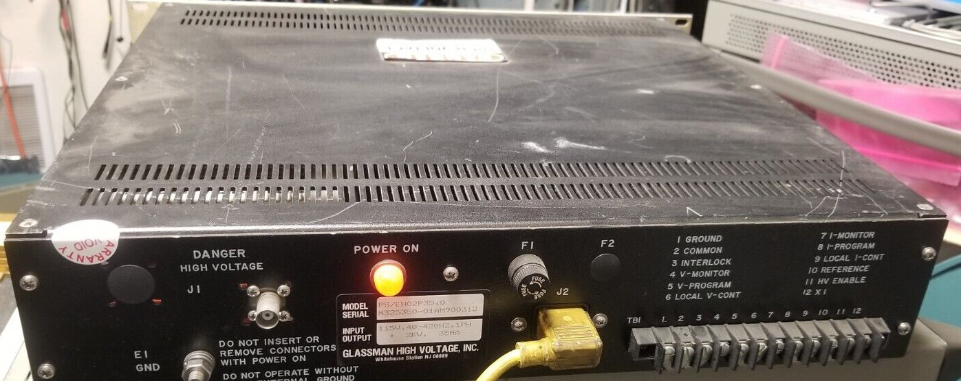 2000V Adjustable Power Supply TESTED OK 0 to 2000V, 35mA, 70W Glassman EH02P35.0