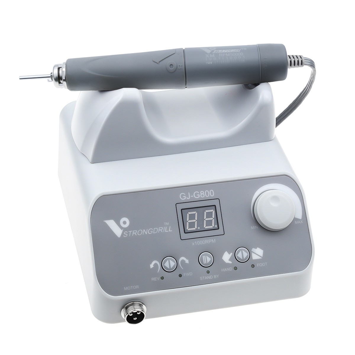 STRONGDRILL Brushless Micromotor Polisher G800 with 50000 RPM Handpiece US STOCK