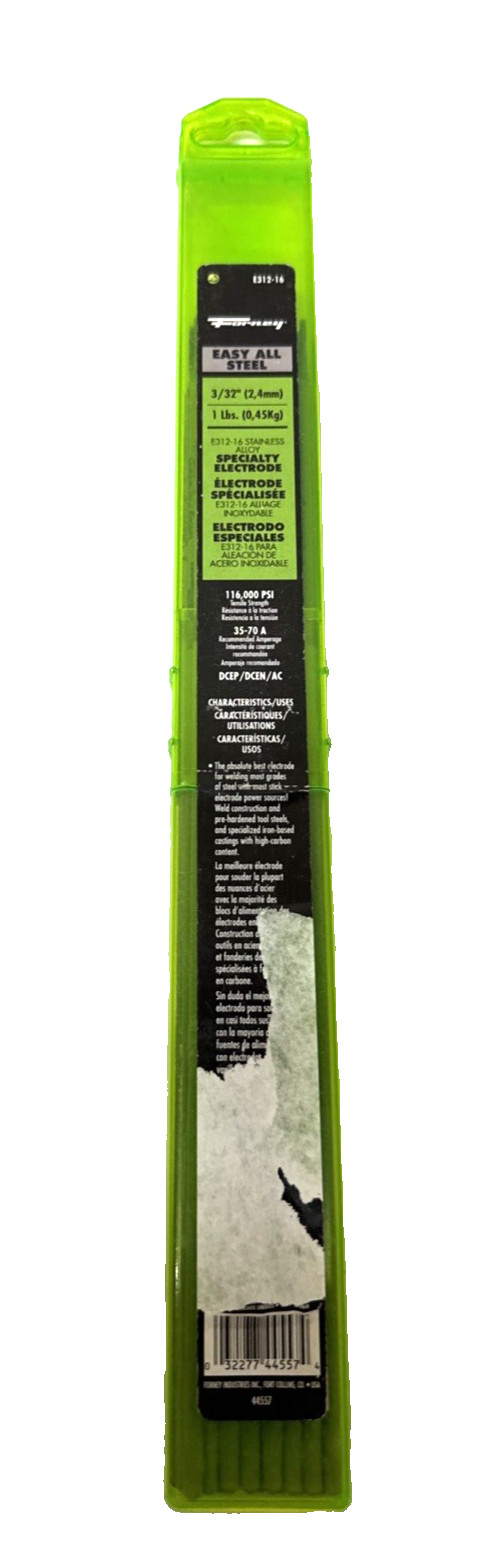 Forney 44557 Stainless Steel Specialty Welding Rod, 3/32-In., 1-Lb