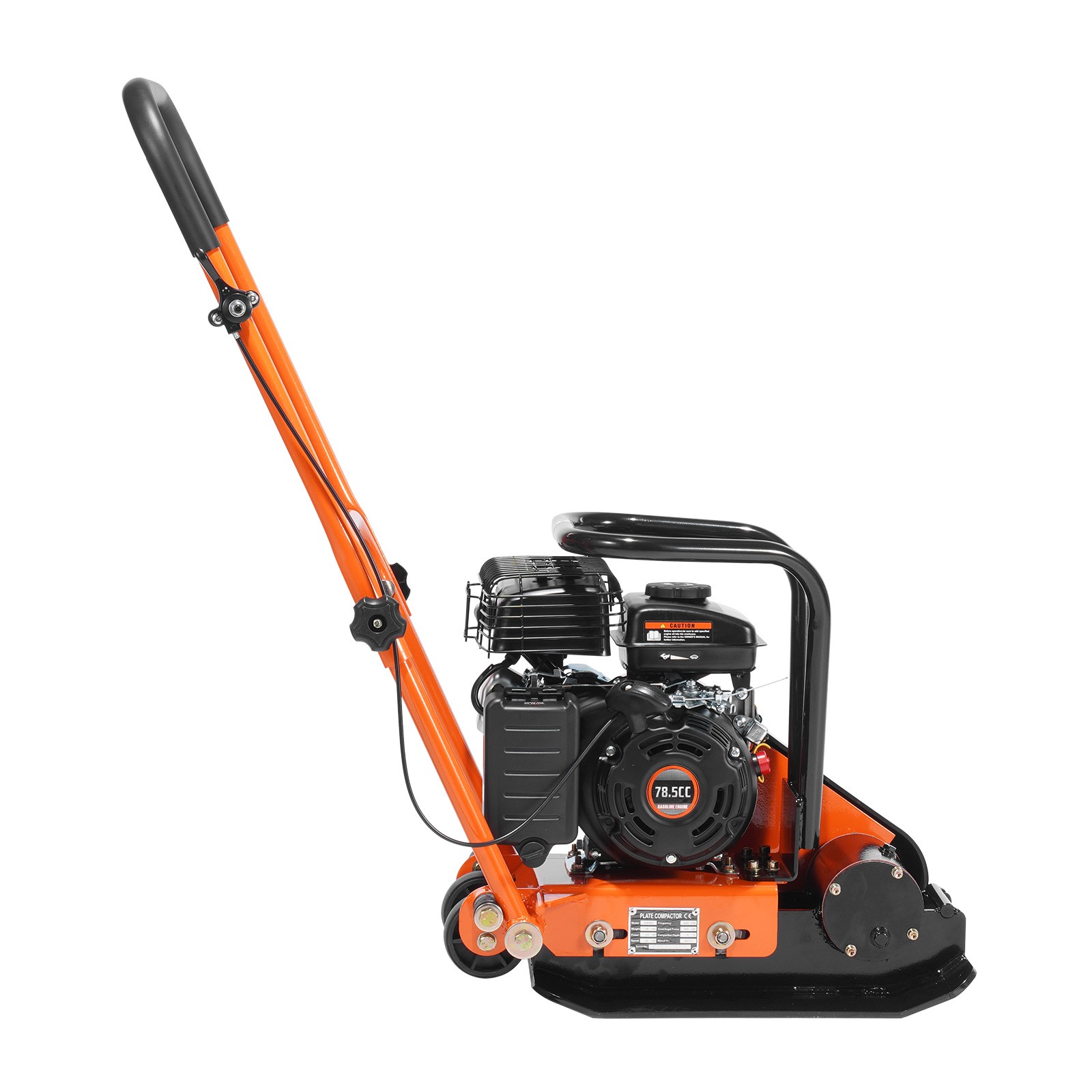 Uimoso Plate Compactor Tamper 2.8 HP Walk-Behind Rammer with 78.5cc EPA Engine