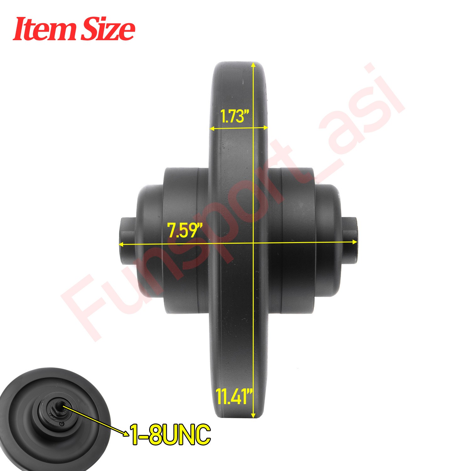 2 Pcs Heavy Duty Rear Idler Roller For Bobcat T870 Loader Undercarriage 6698049