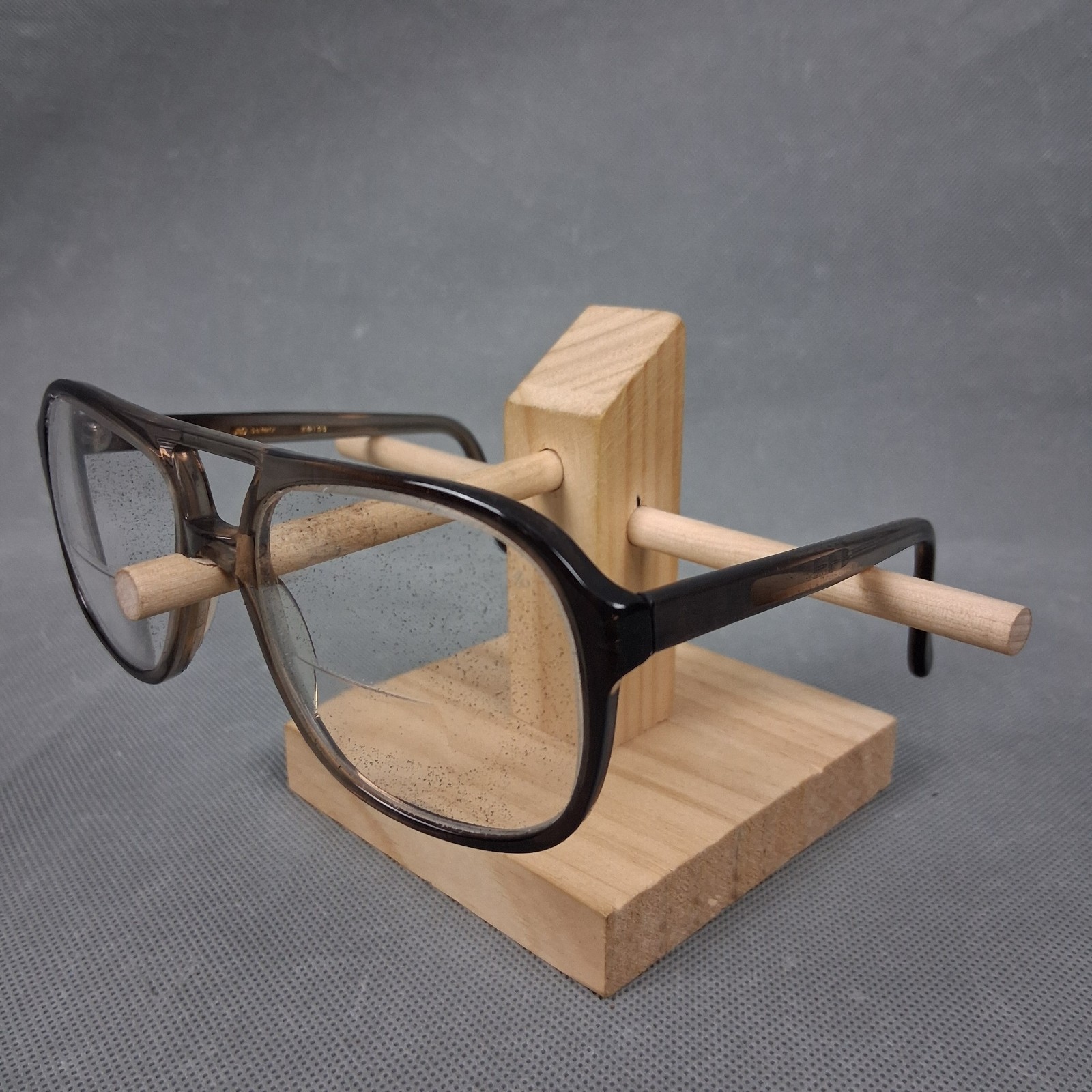 Vintage American Optical Z87 EC 100 Eyeglasses Frame 55 18 145mm Gray AO Safety