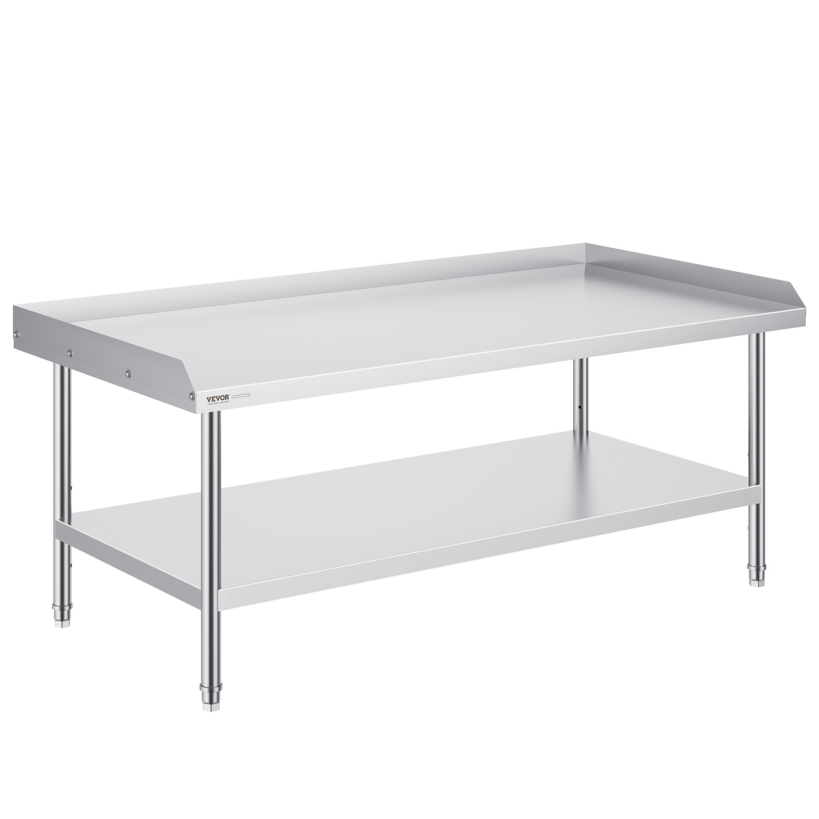 VEVOR Stainless Steel Work Table 30″x60″ Commercial Food Prep Table Restaurant